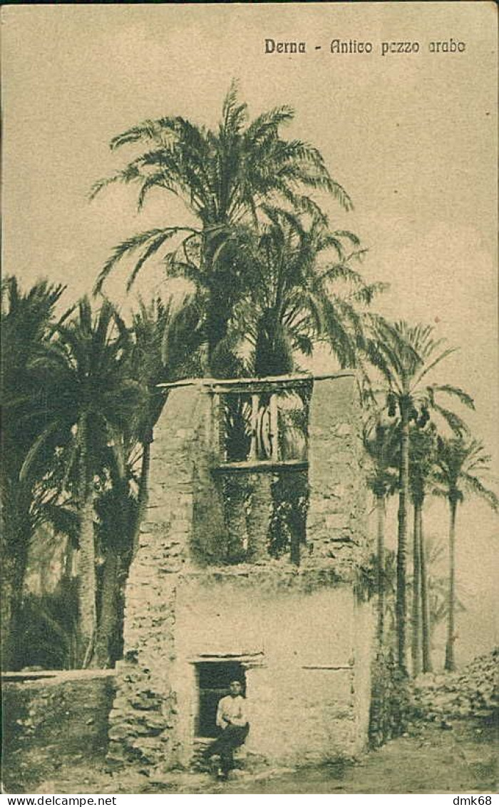 LIBYA / LIBIA - DERNA - ANTICO POZZO ARABO - EDIZ. PESCIONTI & JACOBUCCI - 1920s (12470) - Libyen