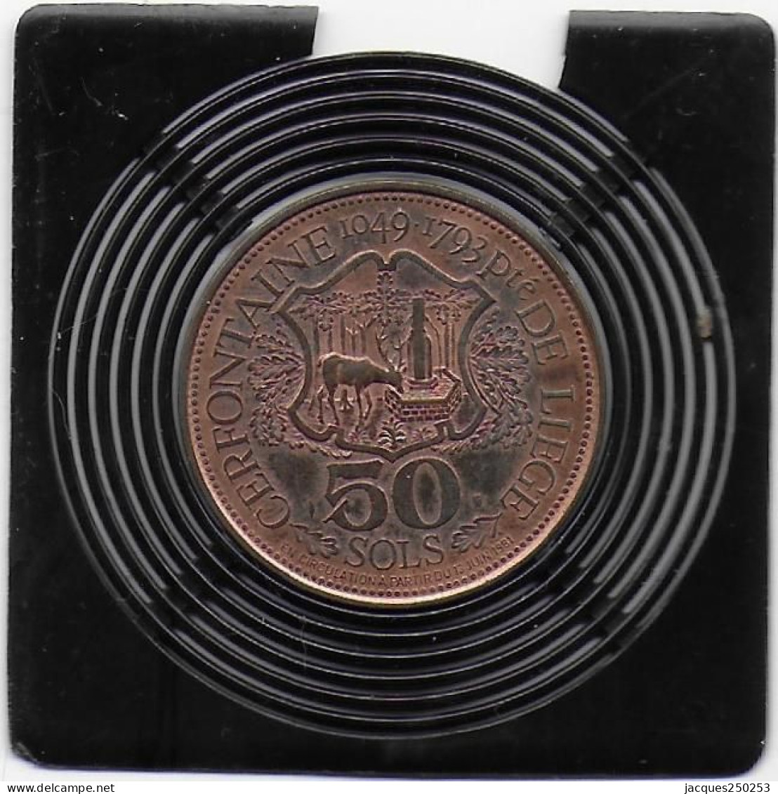 50 SOLS 1981 CERFONTAINE - Gemeentepenningen