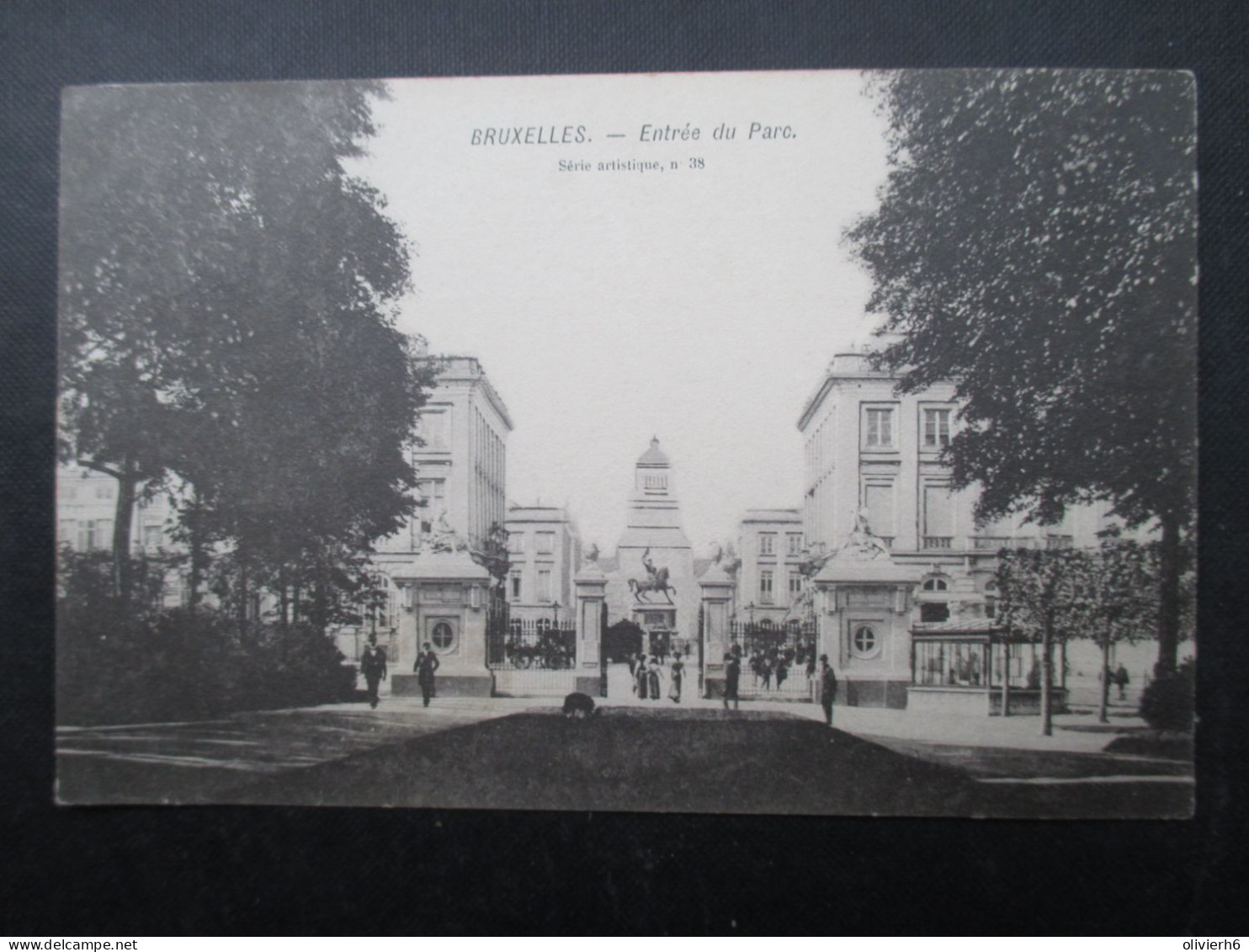 CP BELGIQUE (V2108) BRUXELLES BRUSSEL (2 Vues) Entrée Du Parc 1906 - Monuments