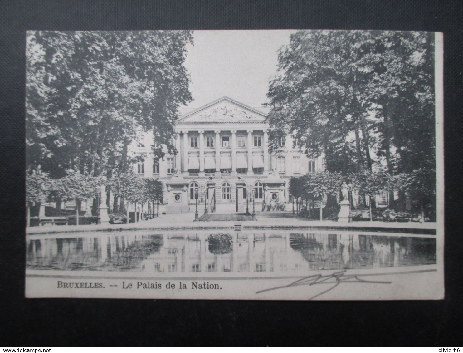 CP BELGIQUE (V2108) BRUXELLES BRUSSEL (2 Vues) Le Palais De La Nation 1905 - Monumenti, Edifici