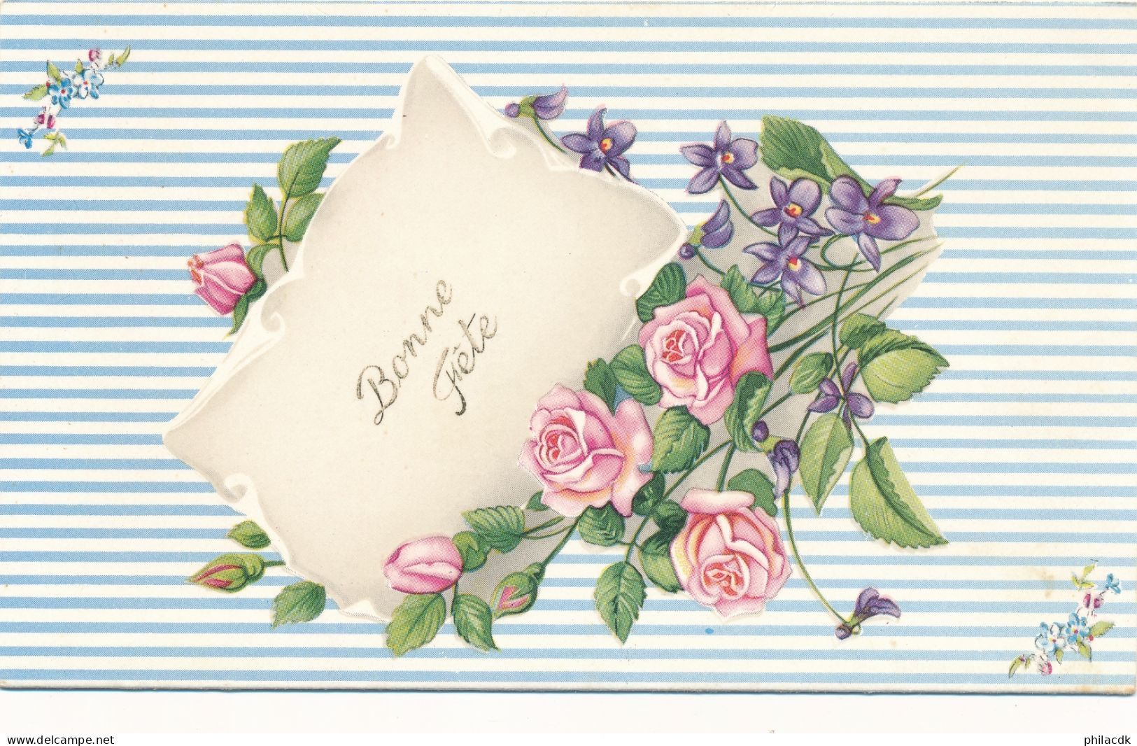 LOT DE 49 CARTES POSTALES FLEURS POUR ETUDE - VOIR SCANNS