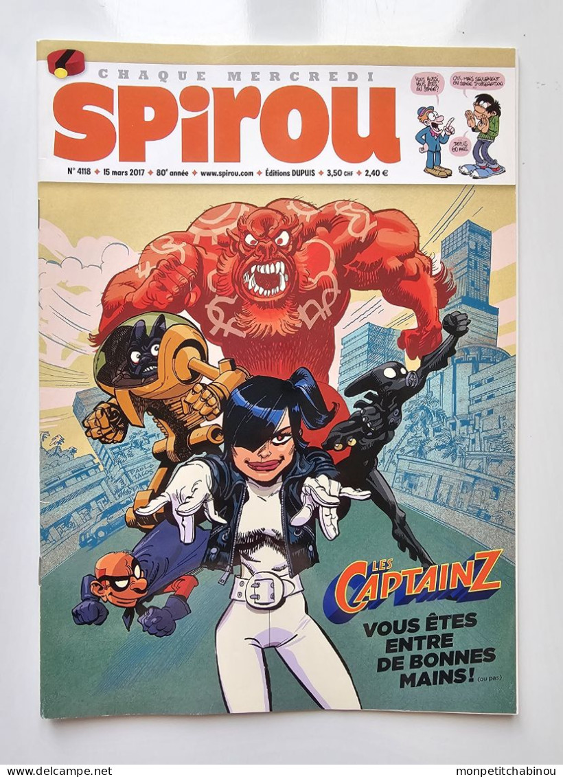 SPIROU Magazine N°4118 (15 Mars 2017) - Spirou Magazine