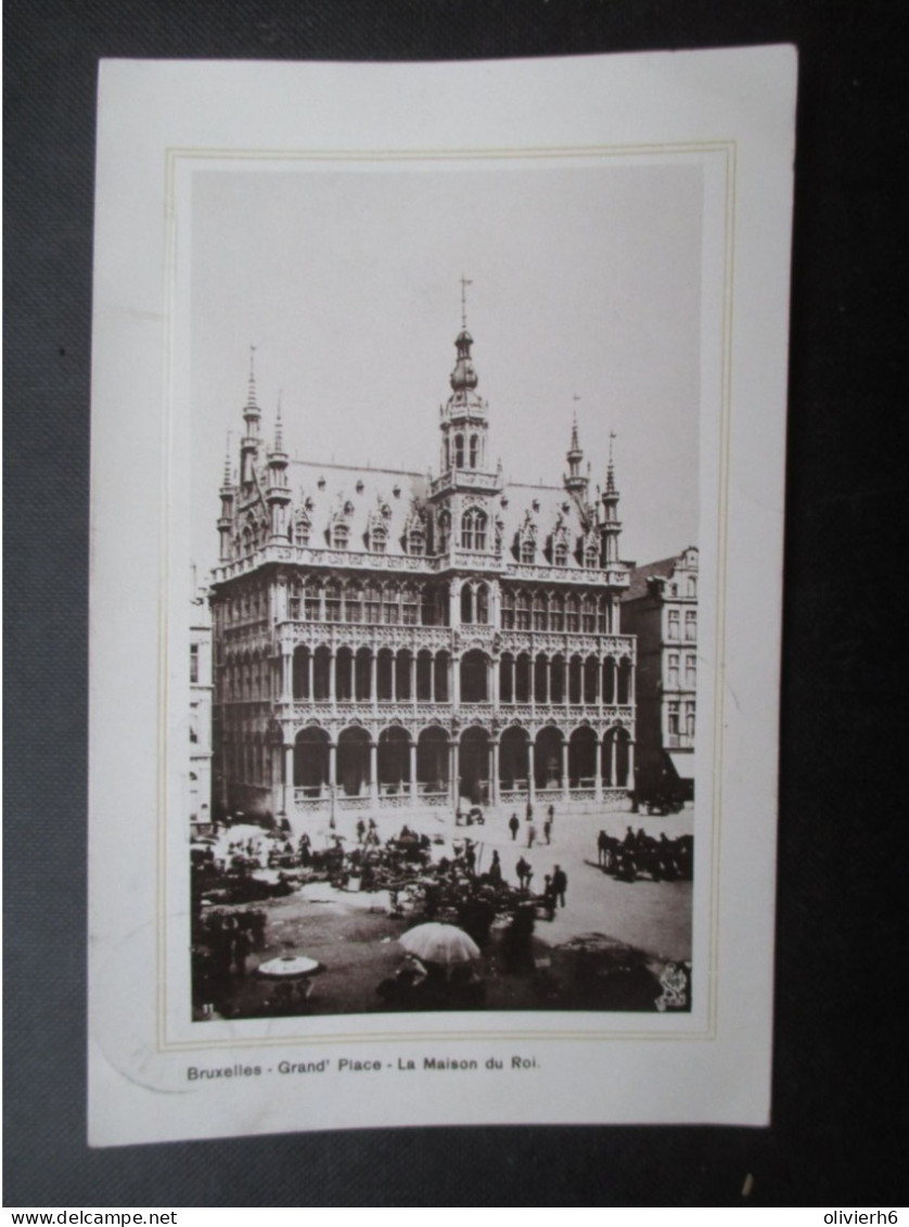 CP BELGIQUE (V2108) BRUXELLES BRUSSEL (2 Vues) Grand Place Maison Du Roi 1909 - Monuments