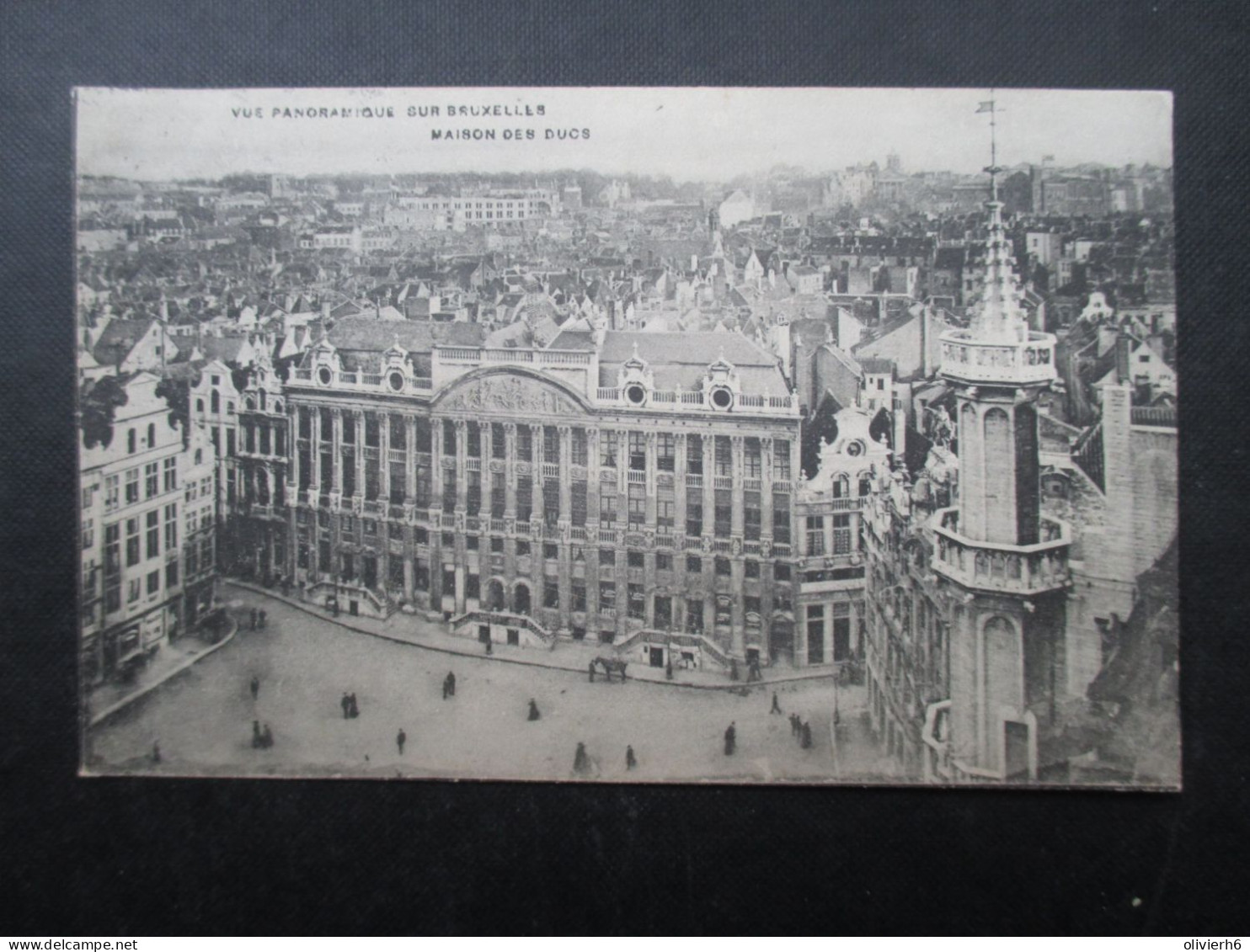 CP BELGIQUE (V2108) BRUXELLES BRUSSEL (2 Vues) Grand Place Vue Panoramique Maison Des Ducs 1911 - Monuments