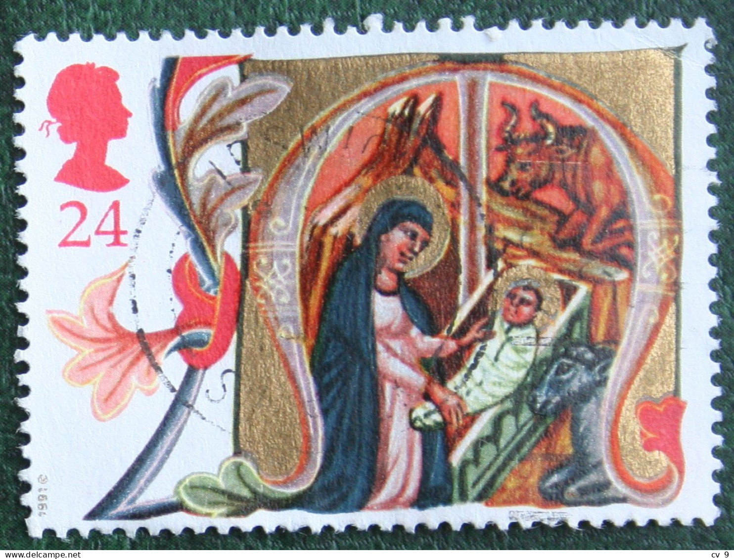 Natale Weihnachten Xmas Noel Mi 1368 1991 Used Gebruikt Oblitere ENGLAND GRANDE-BRETAGNE GB GREAT BRITAIN - Gebraucht