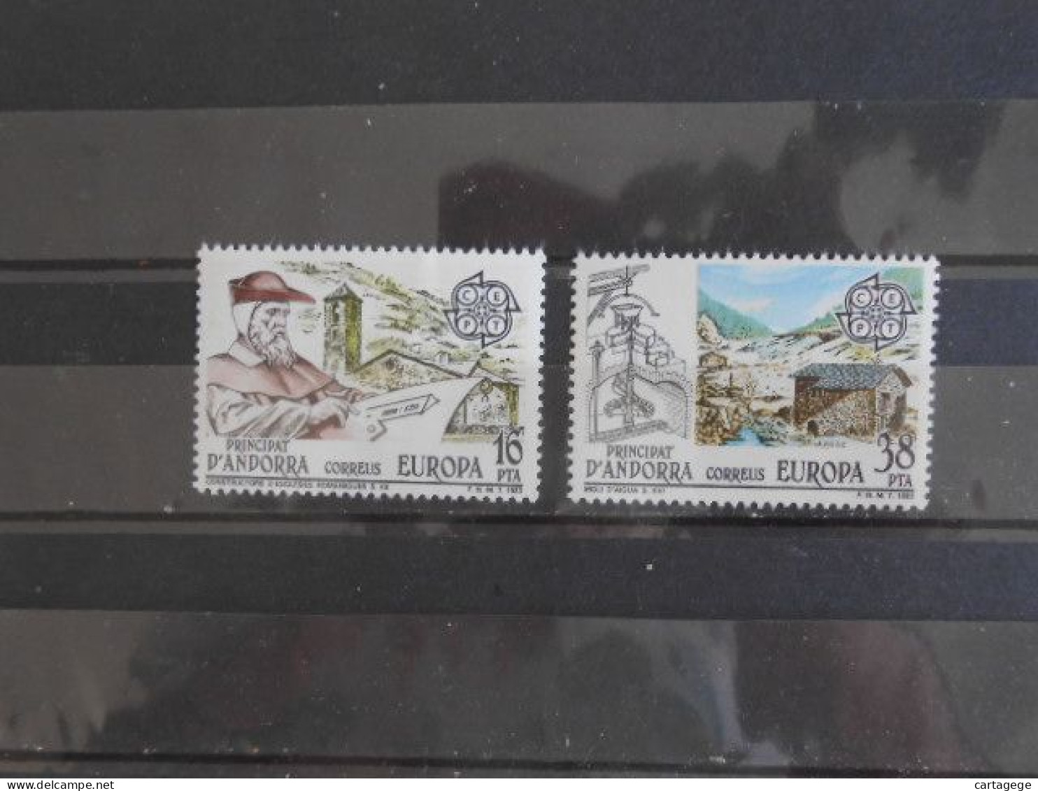 ANDORRE ESPAGNE YT 158/159 EUROPA 1983** - 1983