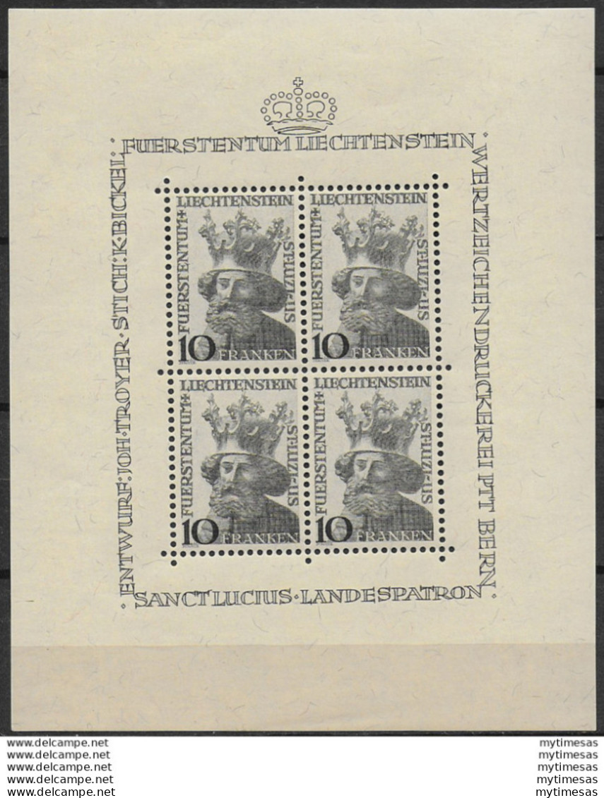 1946 Liechtenstein BF S.Lucio MNH Unif N. 6 - Other & Unclassified