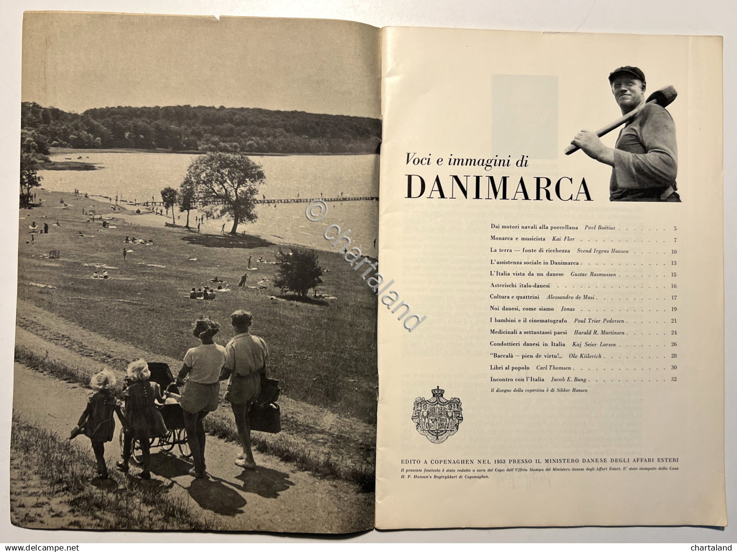 AA. VV. - Voci E Immagini Di Danimarca - Ed. 1953  - Autres & Non Classés