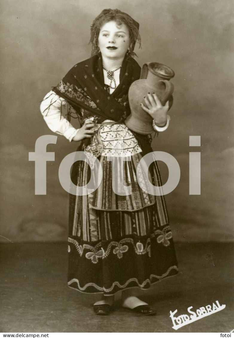 REAL PHOTO FOTO POSTCARD CHILD GIRL ENFANT COSTUMES TRAJE TRADICIONAL  MINHOTA  MINHO PORTUGAL - Viana Do Castelo