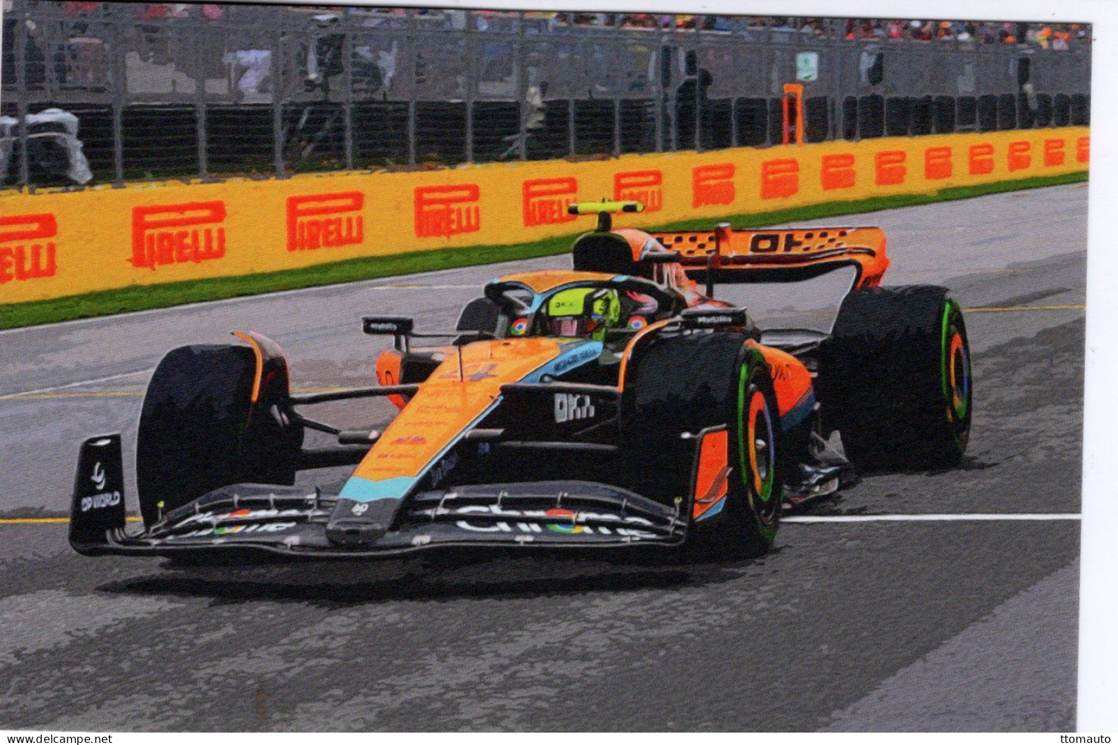 Lando Norris Racing His McLaren F1 Car At Canadian Grand Prix 2023   - CPM - Grand Prix / F1