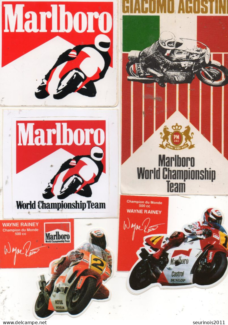 Autocollants MARLBORO MOTOS AGOSTINI - Autocollants