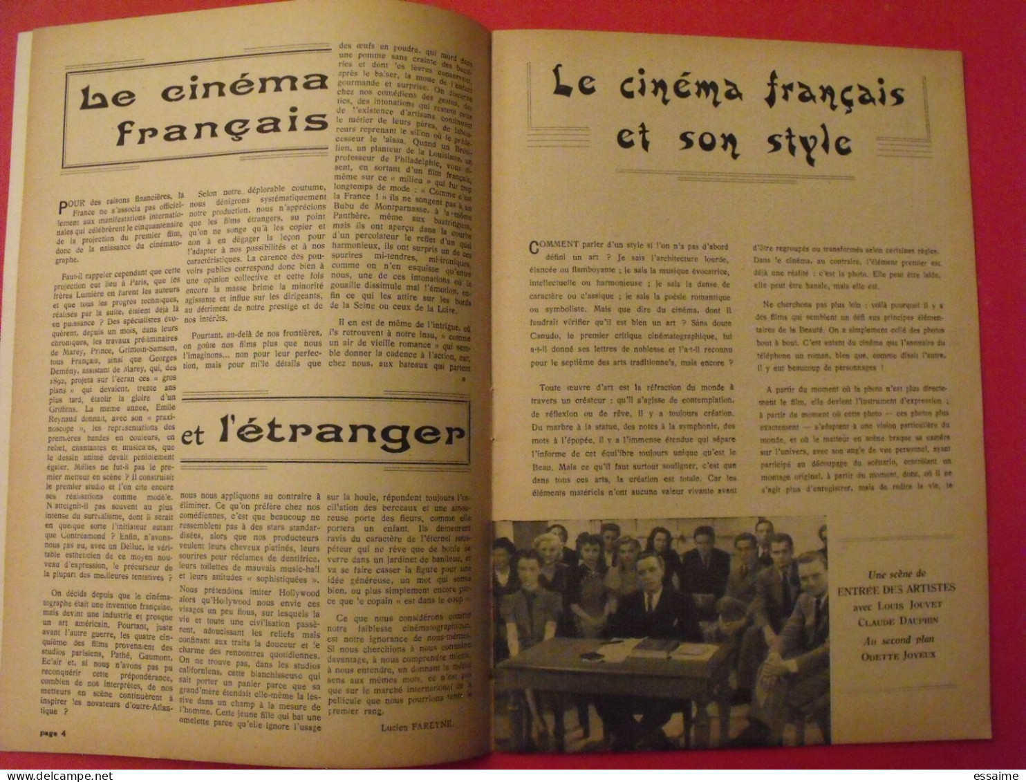 Revue "Vues De France" N° 15 De Février 1946. Viviane Romance Enfants Du Paradis Cocteau Carné Prévert Dréville Gabin - War 1939-45