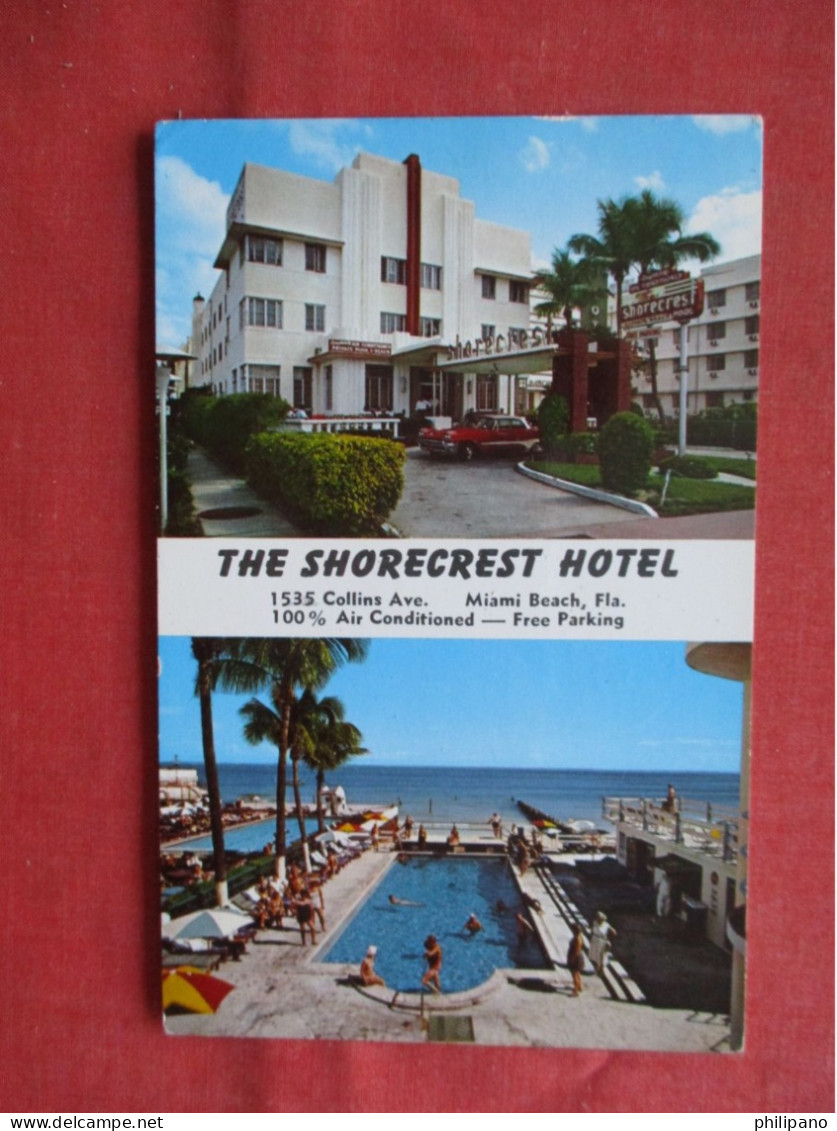 The Shorecrest Hotel.  Miami Beach . Florida    Ref 6380 - Miami Beach
