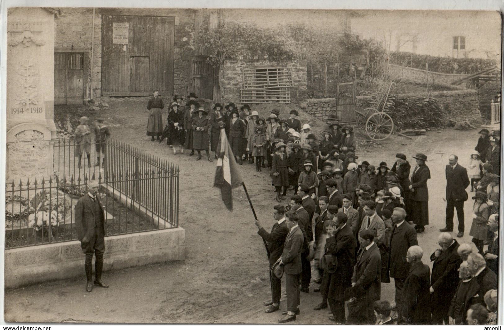 87. HAUTE-VIENNE - SAINT-PRIEST TAURION. Inauguration Du Monument Aux Morts En 1919. - Saint Priest Taurion