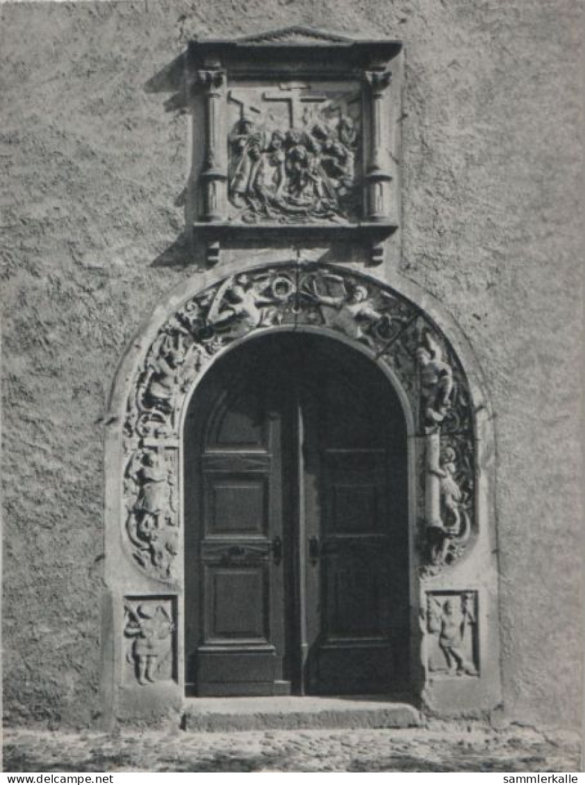 51513 - Torgau - Schlosskapelle, Portal - 1974 - Torgau