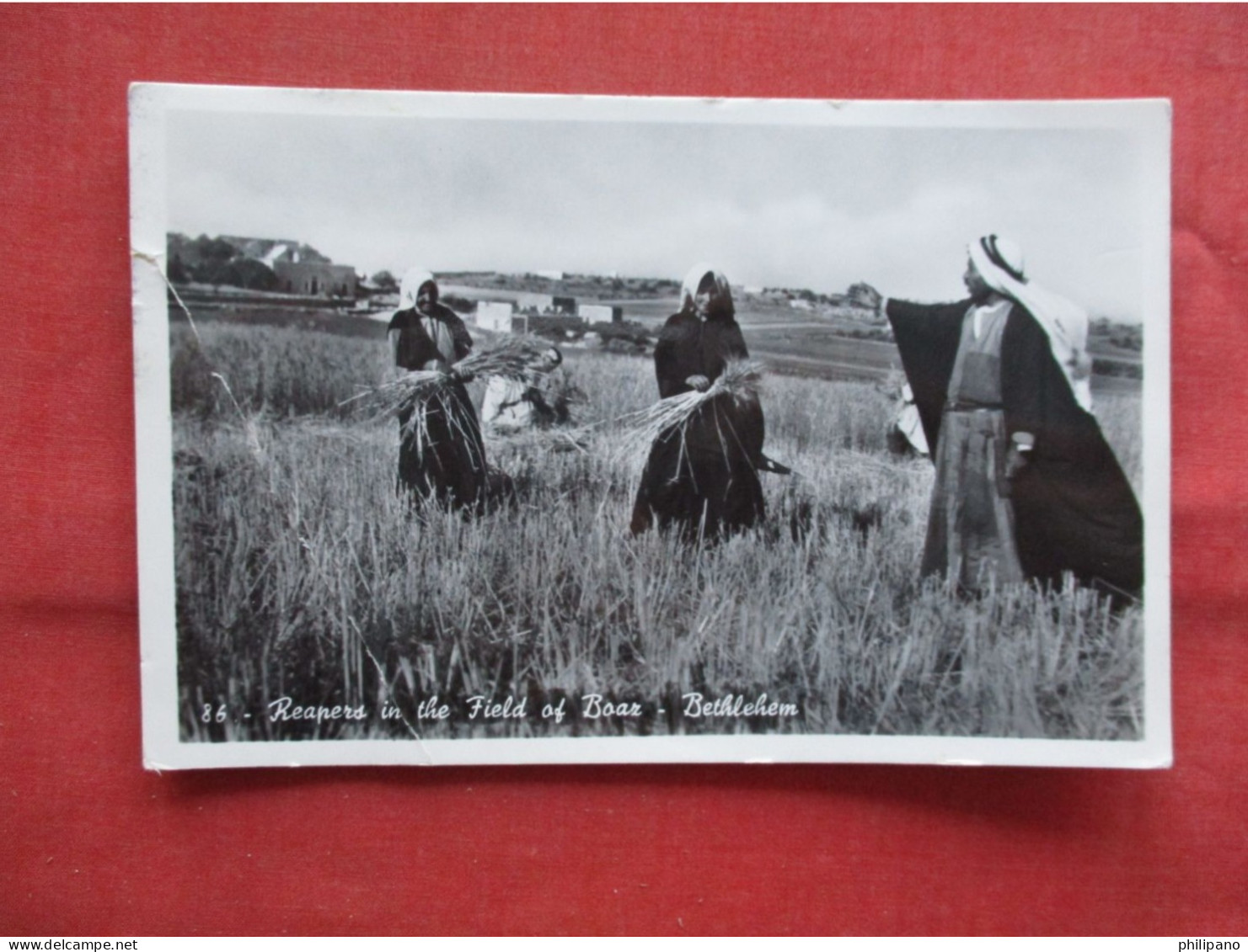 RPPC Costumes  Bethlem..  Left Corner Crease.     Ref 6380 - Danse