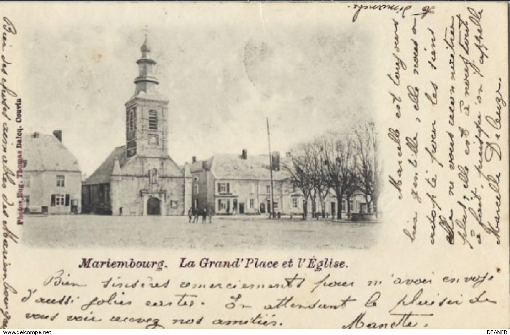 MARIEMBOURG : La Grand'Place Et L'Eglise. - Couvin