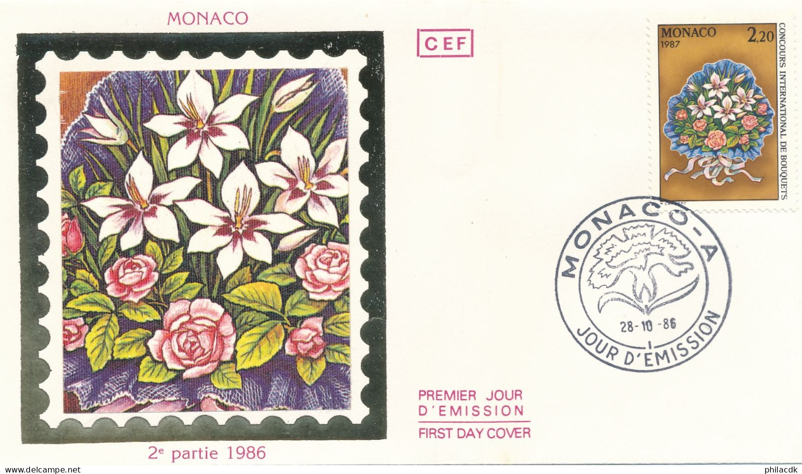 MONACO - LOT DE 48 ENVELOPPES PREMIER JOUR MONACO FDC POUR ETUDE VOIR SCANNS