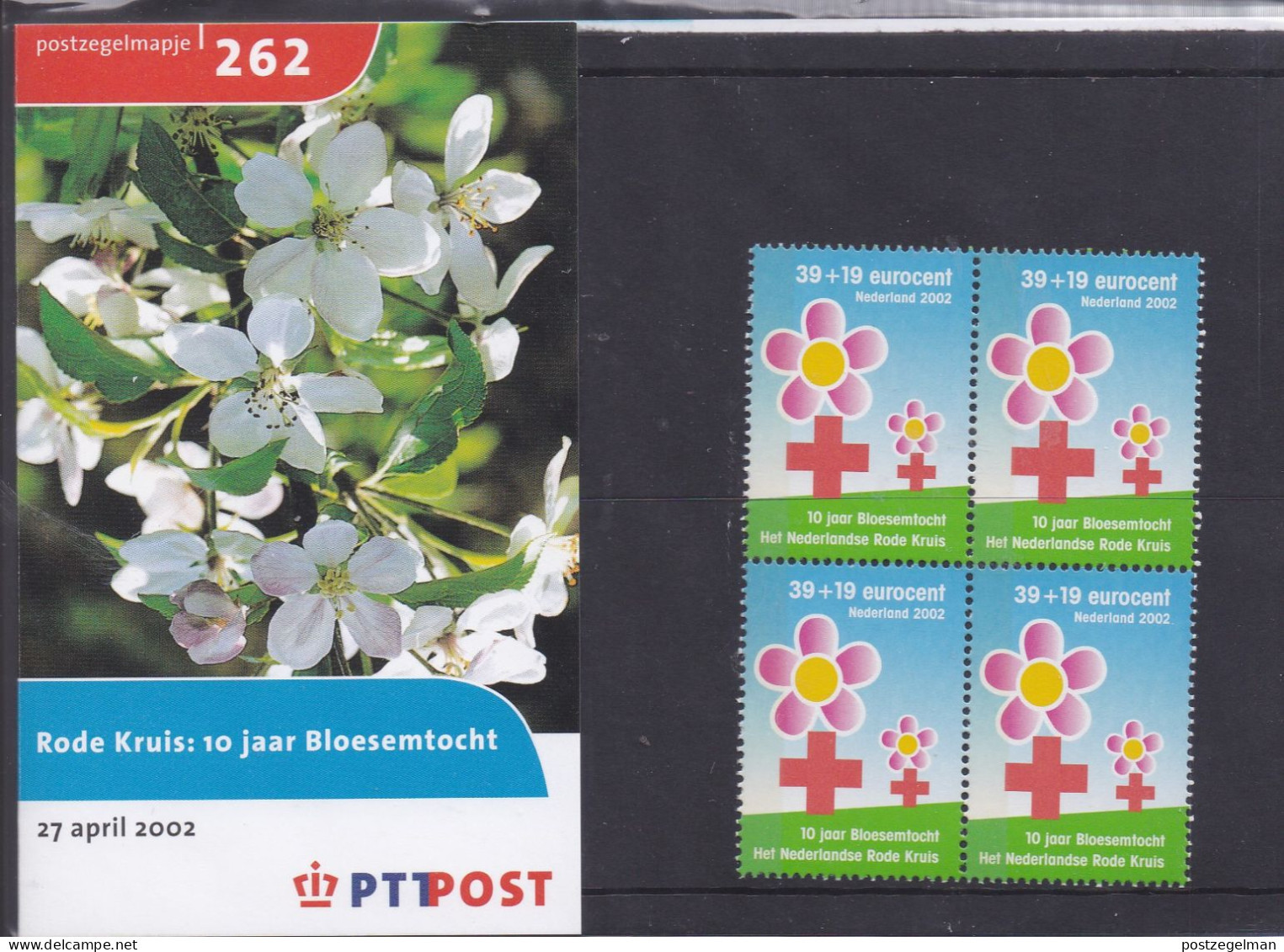 NEDERLAND, 2002, MNH Zegels In Mapje, Rode Kruis , NVPH Nrs. 2003, Scannr. M262 - Ungebraucht