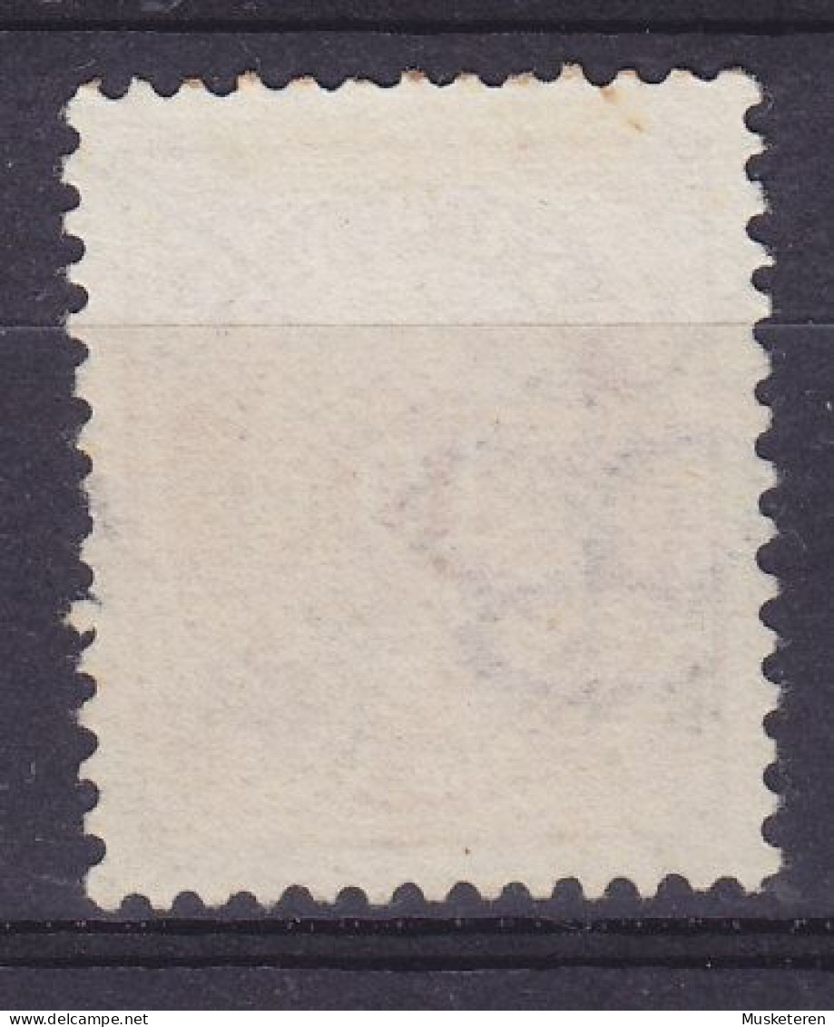 Iceland 1897 Mi. 8B , 10 Aur Ziffer Mit Krone Im Oval ERROR Variety HUSAVIK Cds. REYKJAVIK Perf. 12 3/4 (o) (2 Scans) - Gebruikt