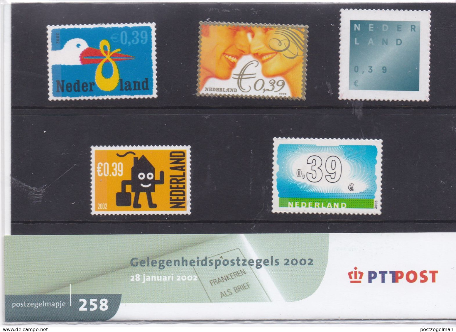 NEDERLAND, 2002, MNH Zegels In Mapje, Gedenkzegels , NVPH Nrs. 2047-2050, Scannr. M258 - Unused Stamps