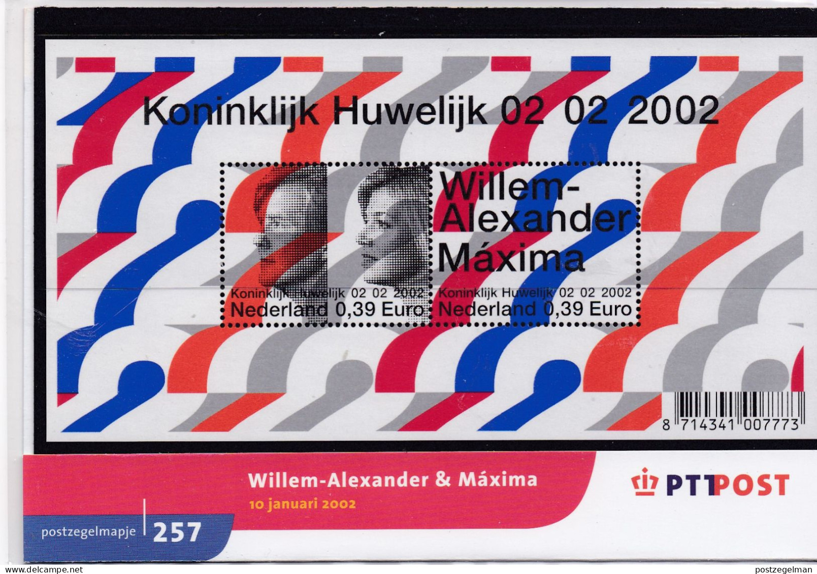 NEDERLAND, 2002, MNH Zegels In Mapje, Koninklijk Huwelijk , NVPH Nrs. 2046, Scannr. M257 - Neufs