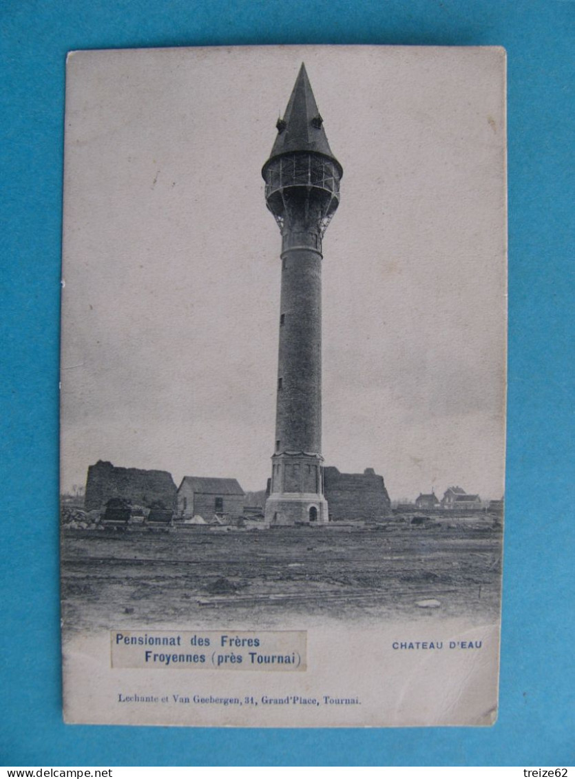 TOURNAI Froyennes Château D'eau Pensionnat Des Frères - Tournai