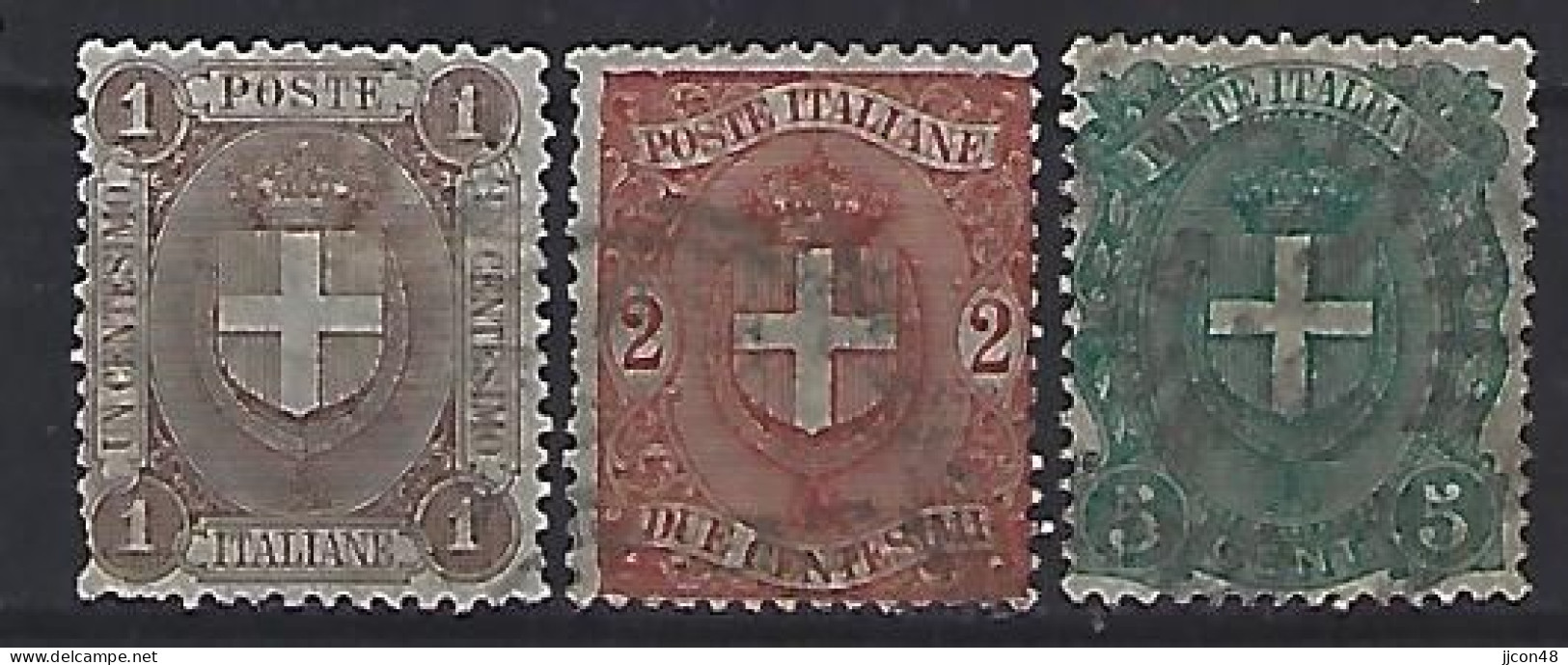 Italy 1896  WAPPEN (o) Mi.71-73 - Gebraucht