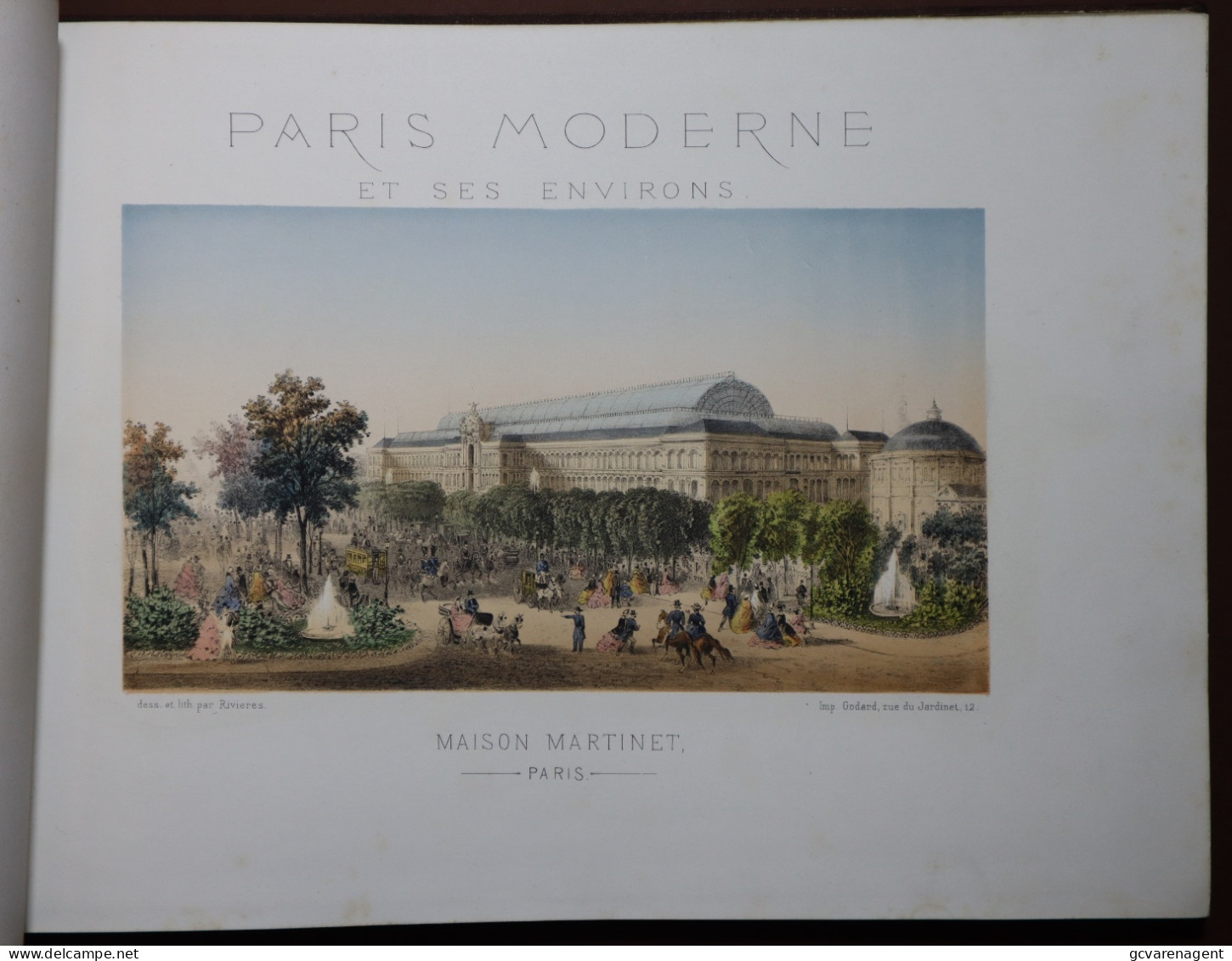 PARIS MODERN ET SES ENVIRONS  +- 1850 = VOIR DESCRIPTION ET IMAGES -  SEE DESCRIPTION AND IMAGES - Parijs