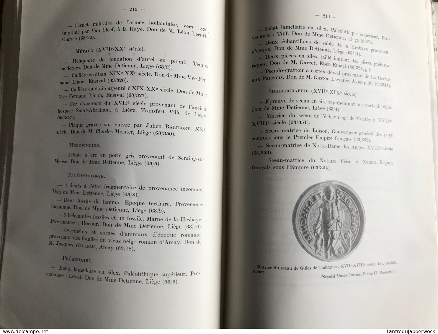 BULLETIN DE L'INSTITUT ARCHEOLOGIQUE LIEGEOIS 1964 Hospice Oultremont Huy Abbaye VIVEGNIS Artistes à Rome 16è 19è Liège - Belgique