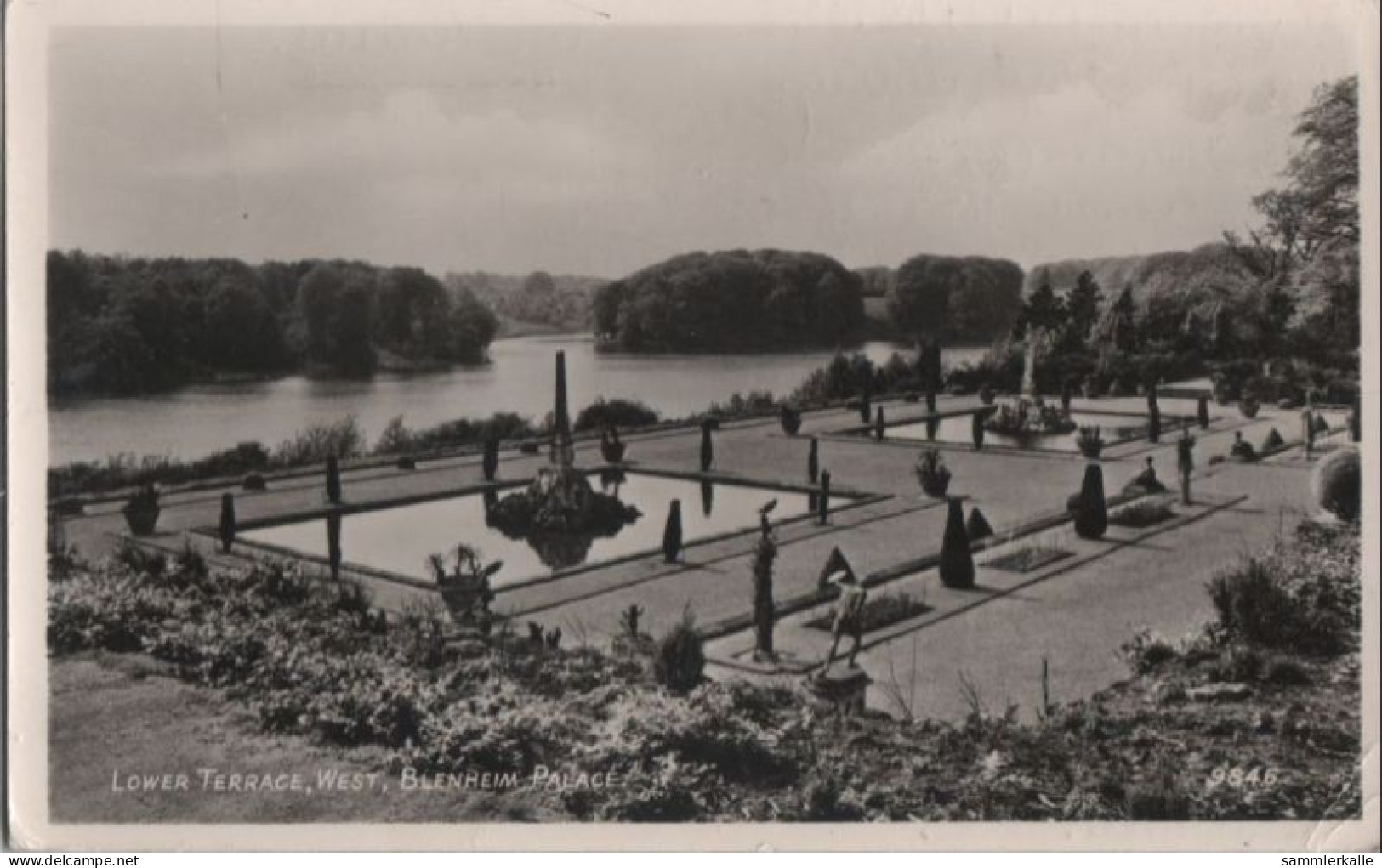 54859 - Grossbritannien - Woodstock, Blenheim Palace - Lower Terrace, West - 1957 - Other