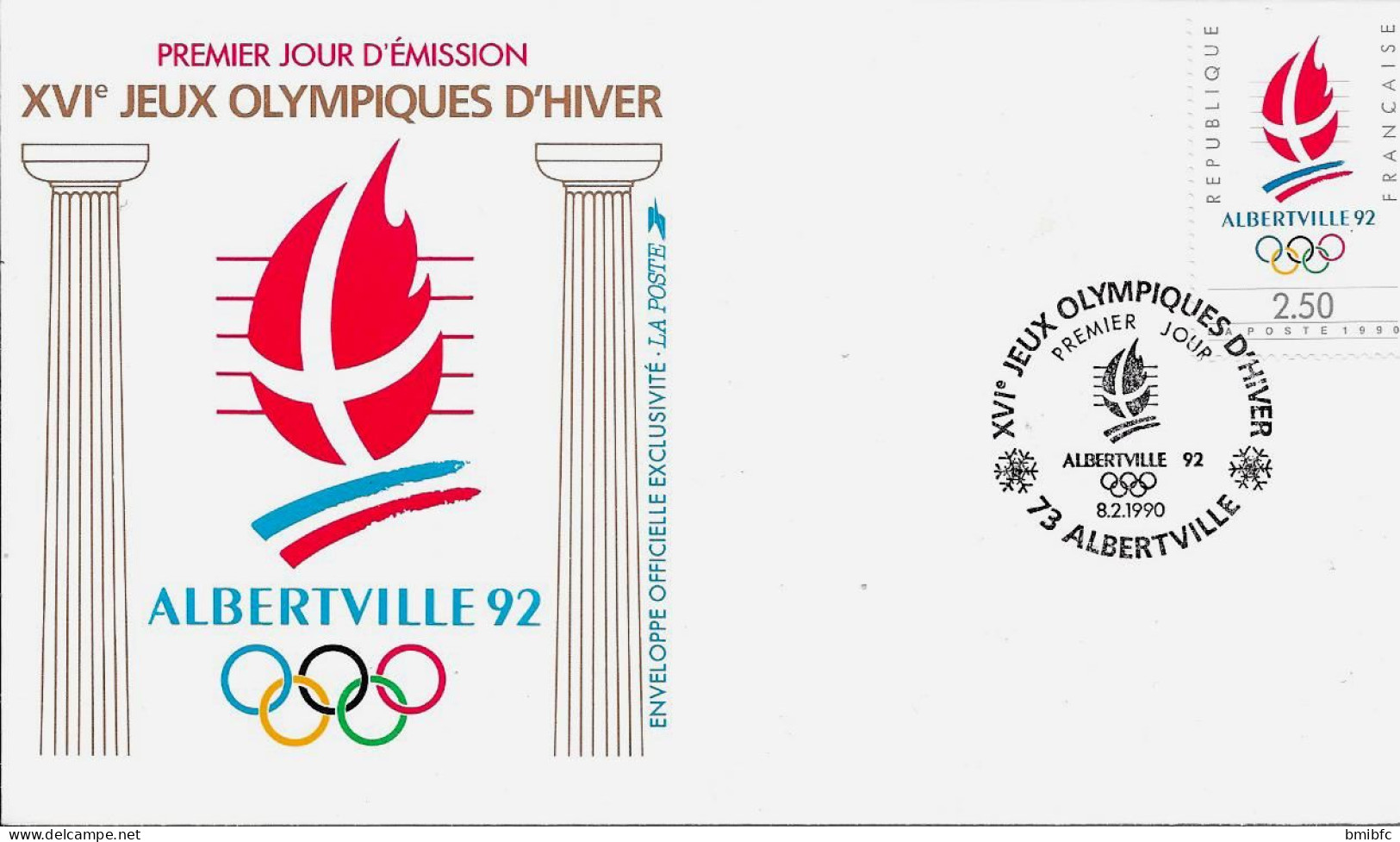 XVIe JEUX OLYMPIQUES D'HIVER ALBERTVILLE 1992  PATINAGE ARTISTIQUE (2 Env) - Invierno 1992: Albertville