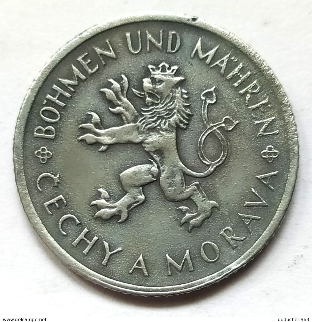 Protectorat Bohême Et Moravie - 1 Koruna 1944 - Tsjechië