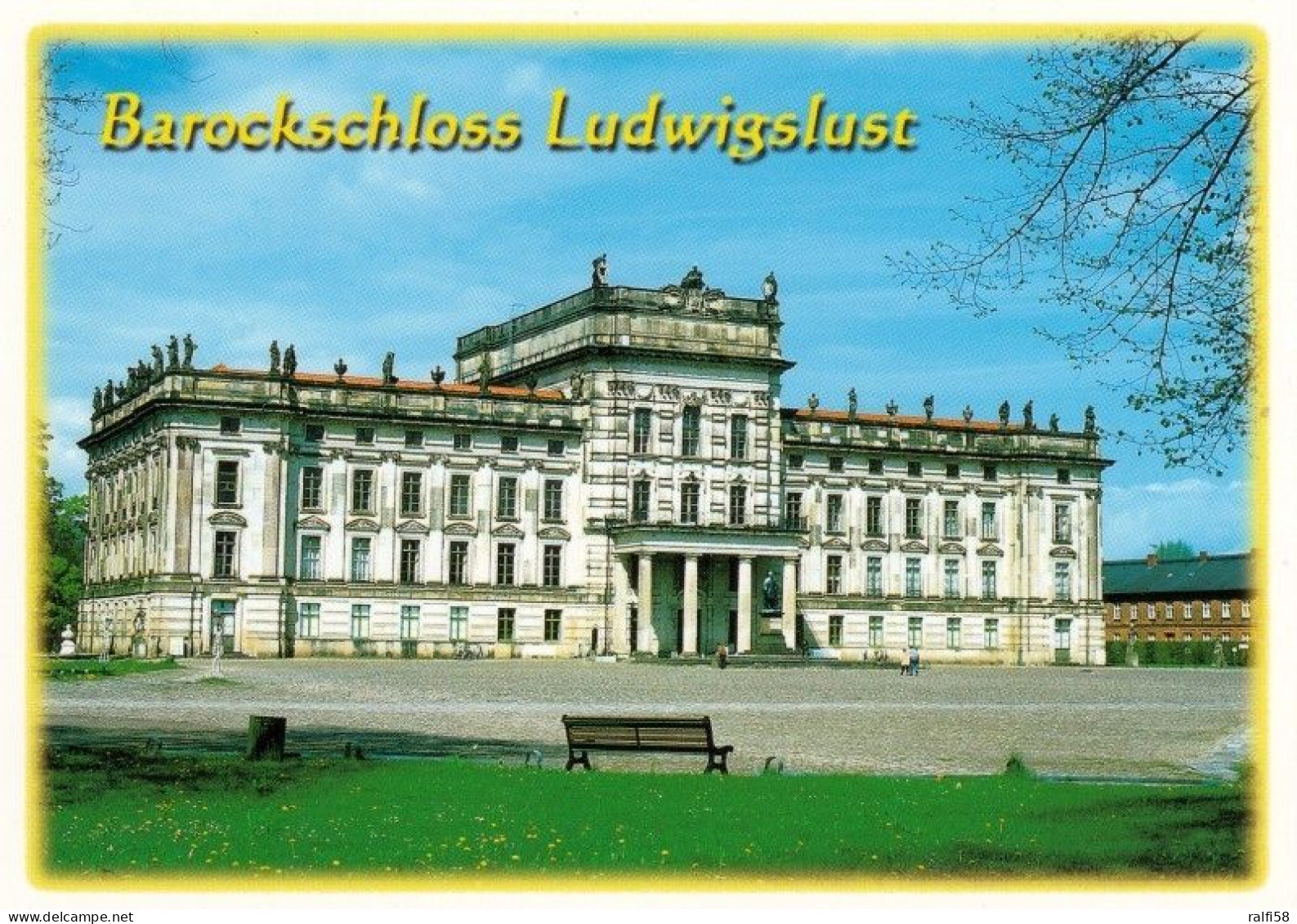 3 AK Germany / M-V * Das Schloss In Ludwigslust - War Von 1763 Bis 1837 Hauptresidenz Der Herzöge Mecklenburg-Schwerin * - Ludwigslust