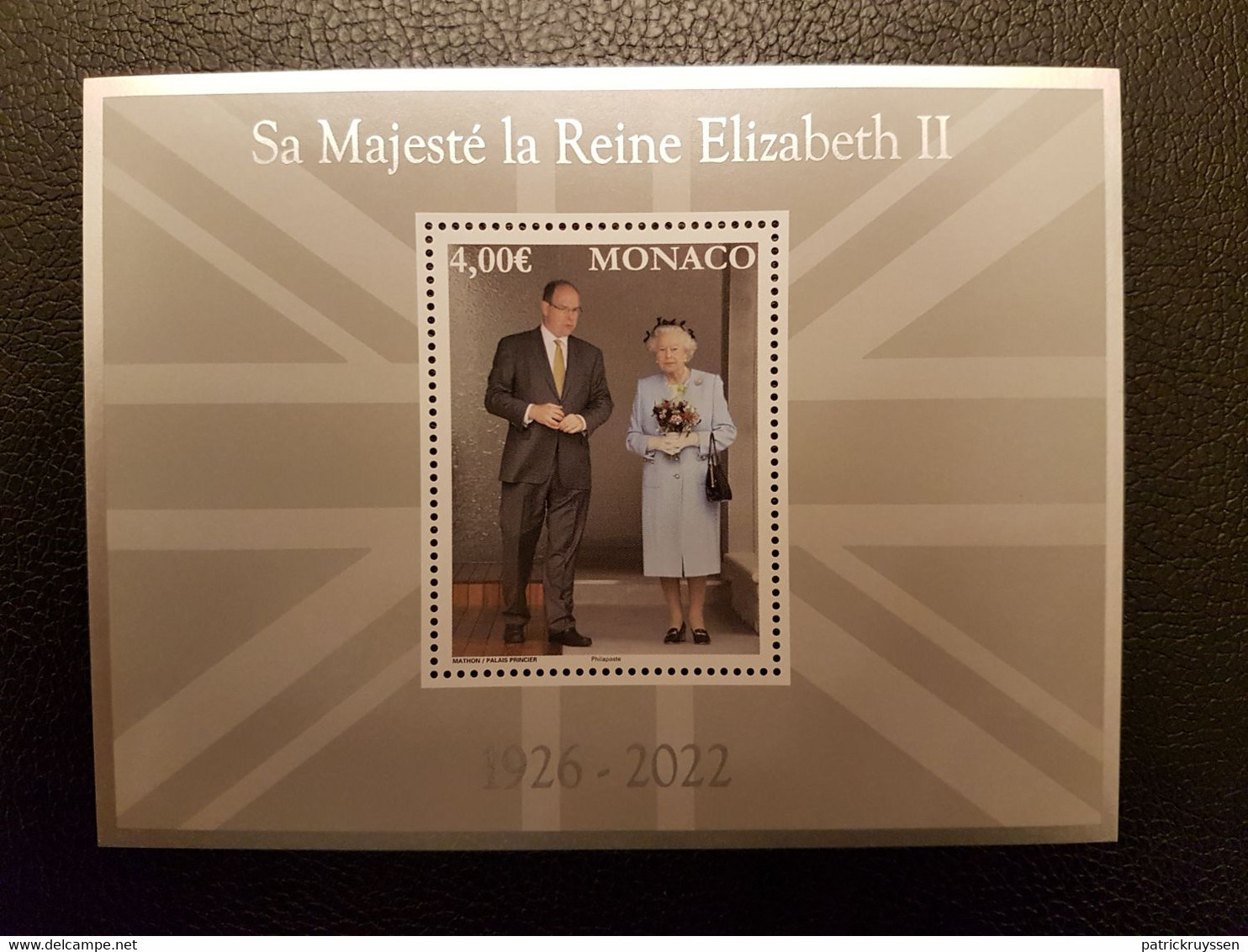 Monaco 2022 Tribute To Her Majesty Queen Elizabeth II Prince Albert Ll Ms1 Mnh - Ungebraucht