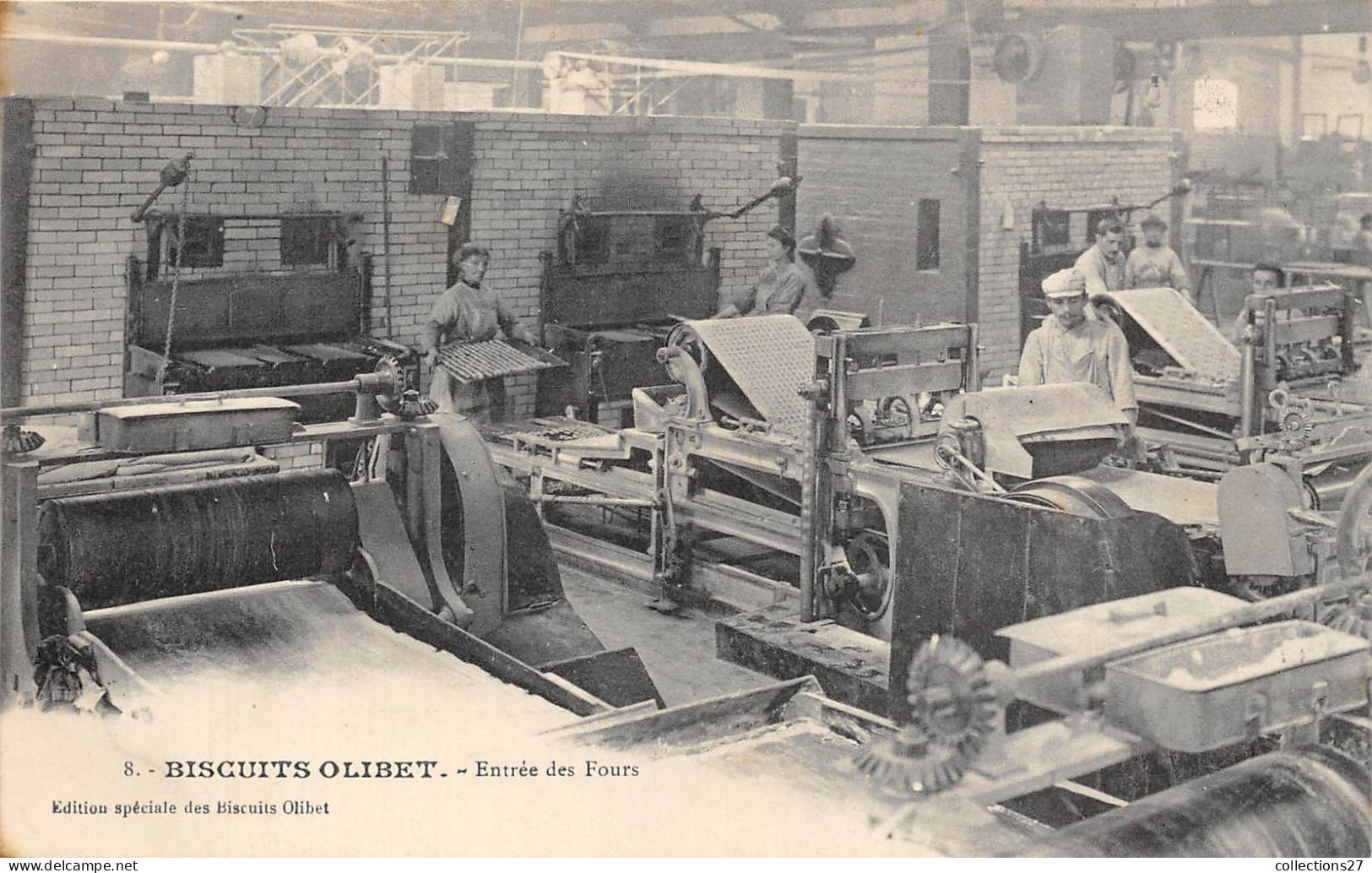 SERIE COMPLETE DE 24 CARTES- BISCUITS OLIBET - PARIS , SURESNES - USINE DE FABRIQUE DE BISCUITS