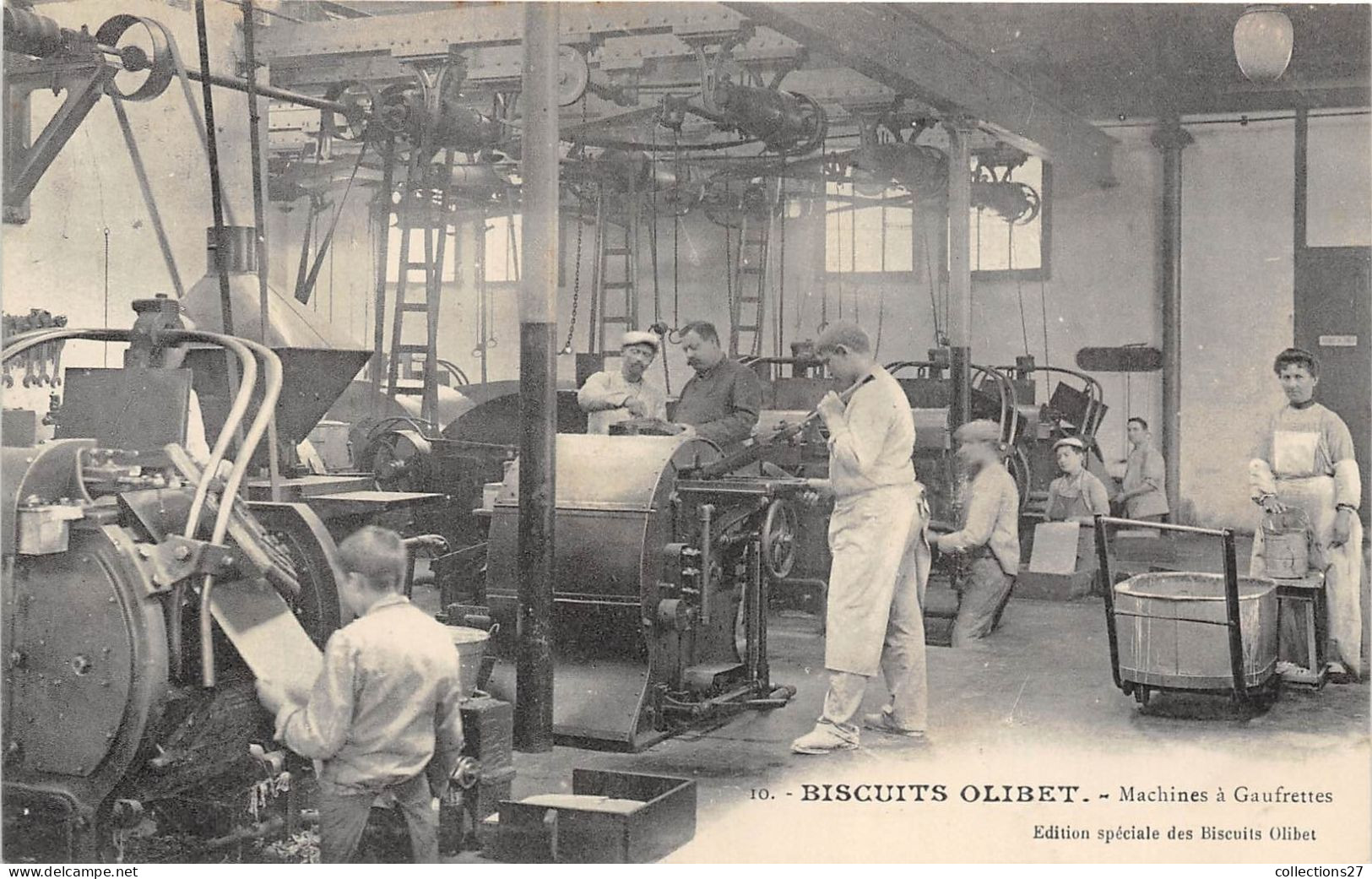 SERIE COMPLETE DE 24 CARTES- BISCUITS OLIBET - PARIS , SURESNES - USINE DE FABRIQUE DE BISCUITS