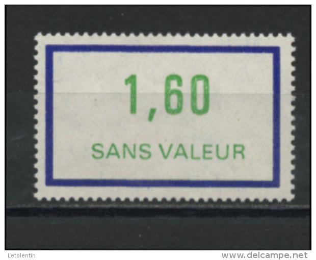 FRANCE - FICTIF  1,60 SANS VALEUR  N°Yt F228** - Phantomausgaben