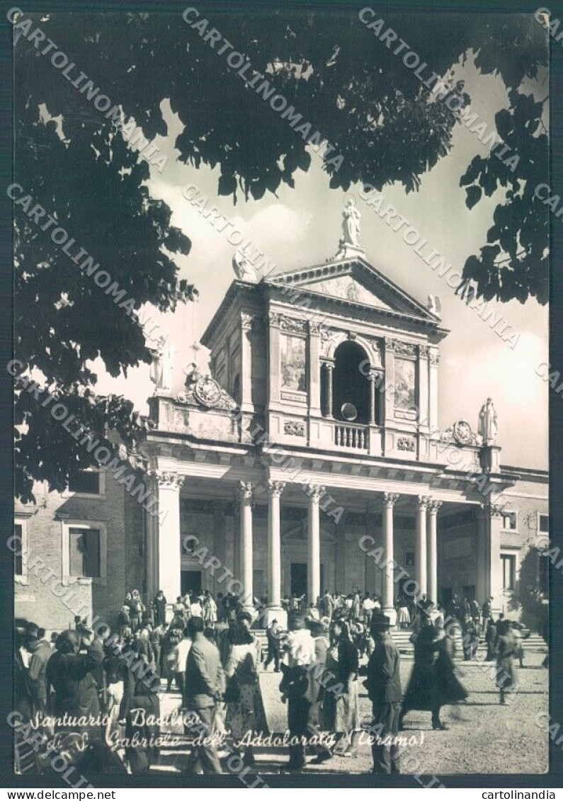 Teramo Città S. Gabriele Santuario Alterocca 475 Foto FG Cartolina JK1585 - Teramo