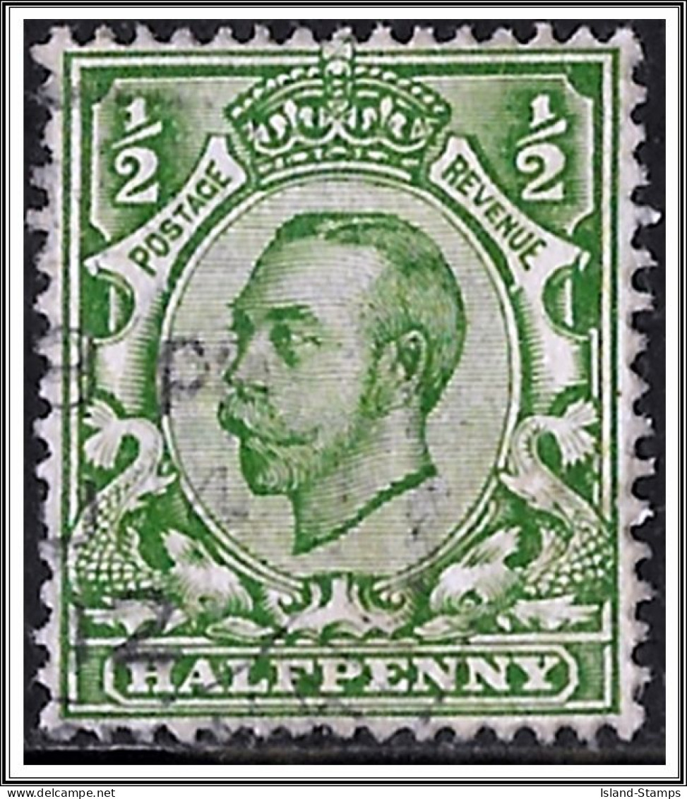 KGV SG339 ½d Green Downey Head Used Hrd2d - Gebraucht