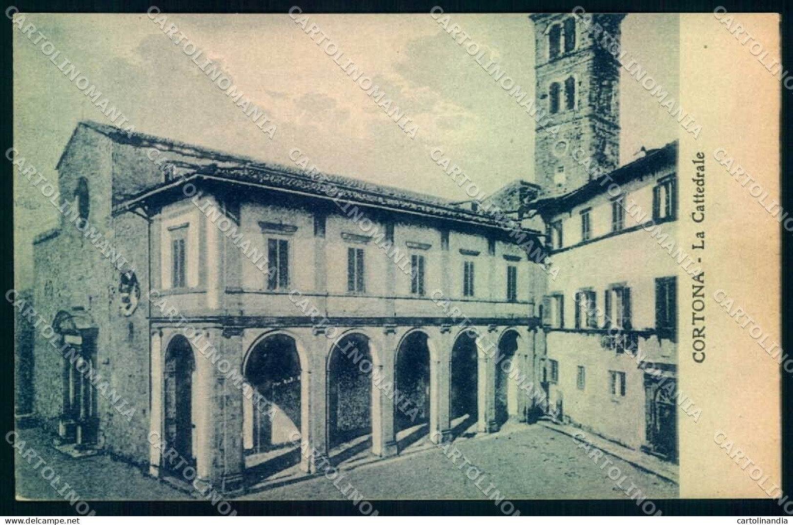 Arezzo Cortona Cattedrale Cartolina JK0625 - Arezzo