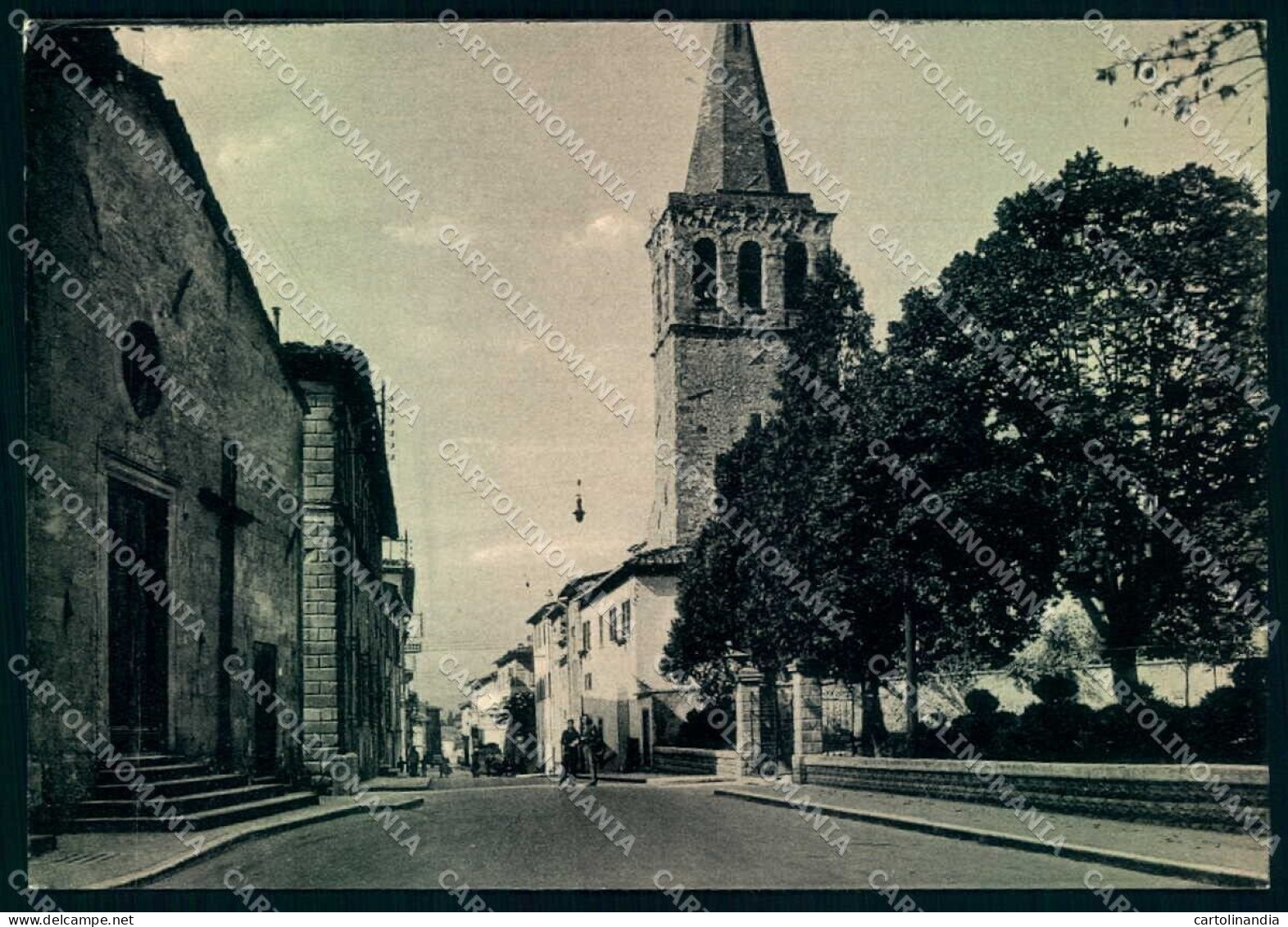 Arezzo San Sepolcro Via Niccolò Aggiunti FG Cartolina JK0152 - Arezzo