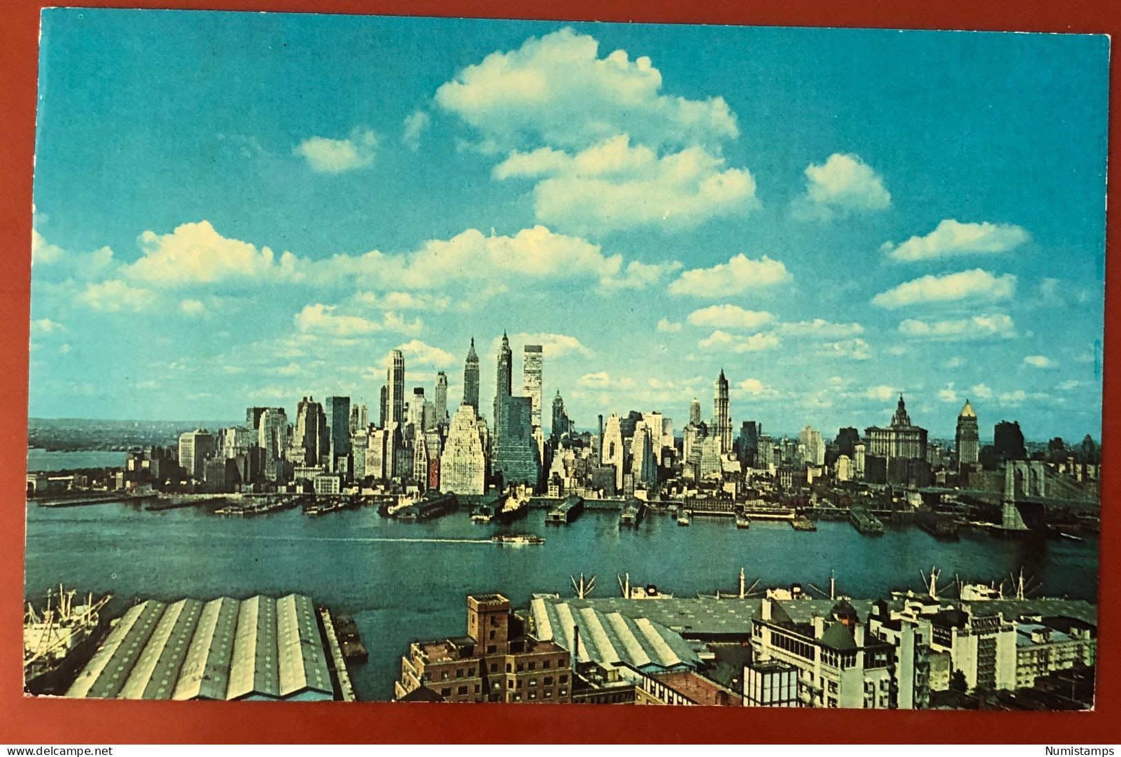 LOWER MANHATTAN SKYLINE - NEW YORK CITY - (USA) 1964 (c532) - Manhattan