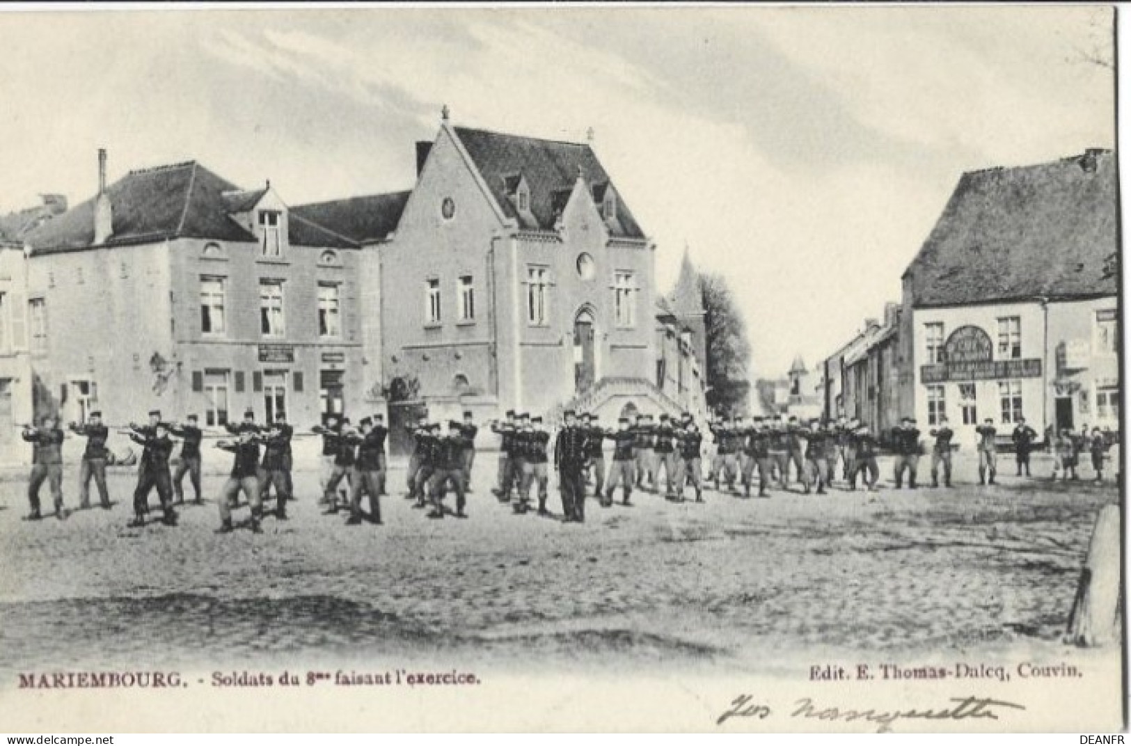 MARIEMBOURG : Soldats Du 8me Faisant L'exercice. Carte Impeccable. - Couvin