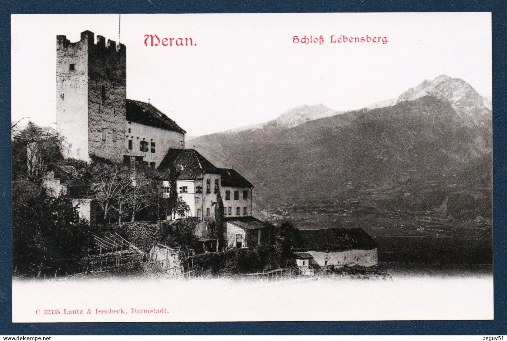 Italie. Merano. Meran ( Tscherms). Schloss Lebenberg. Cermes Castello Lebenberg ( XIIIè S. - Signori Fuchs Von Fuchberg) - Merano
