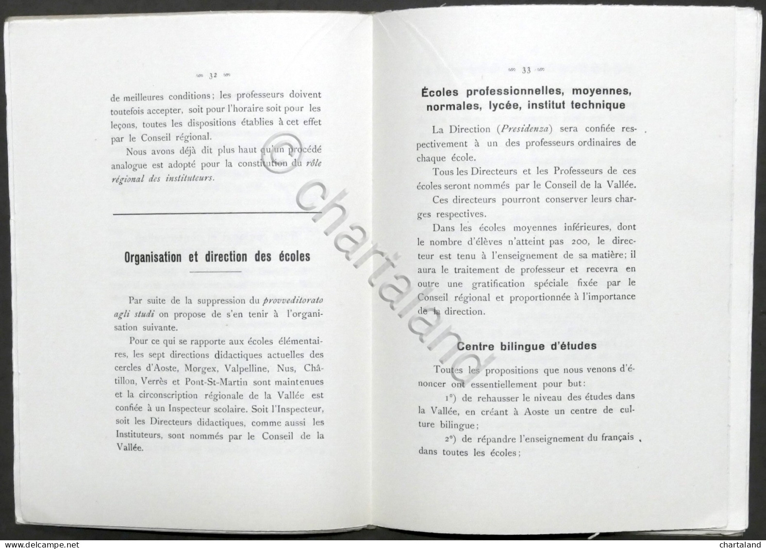 Ernest Page - Autonomie Et Langue Francaise - Aosta 1949 - Other & Unclassified