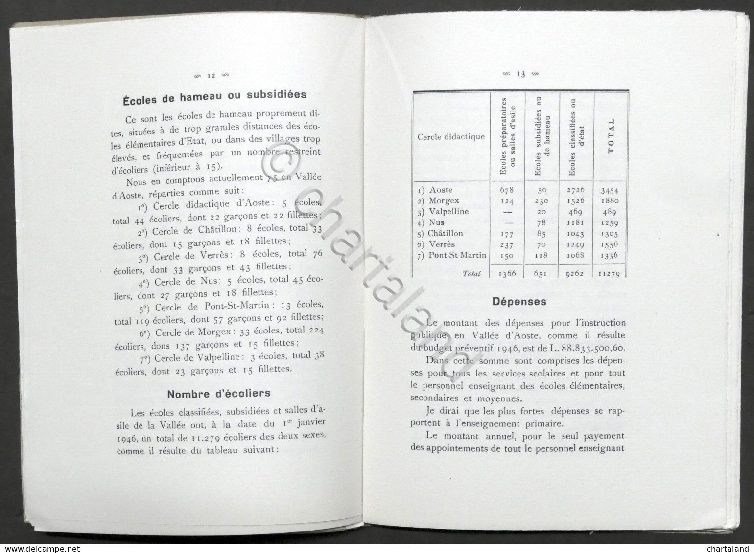 Ernest Page - Autonomie Et Langue Francaise - Aosta 1949 - Autres & Non Classés