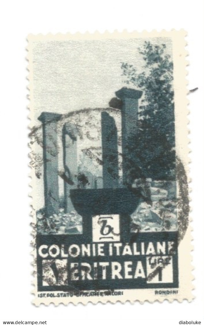 (COLONIE E POSSEDIMENTI) 1933, ERITREA, SOGGETTI AFRICANI - 18 Francobolli Usati - Eritrea