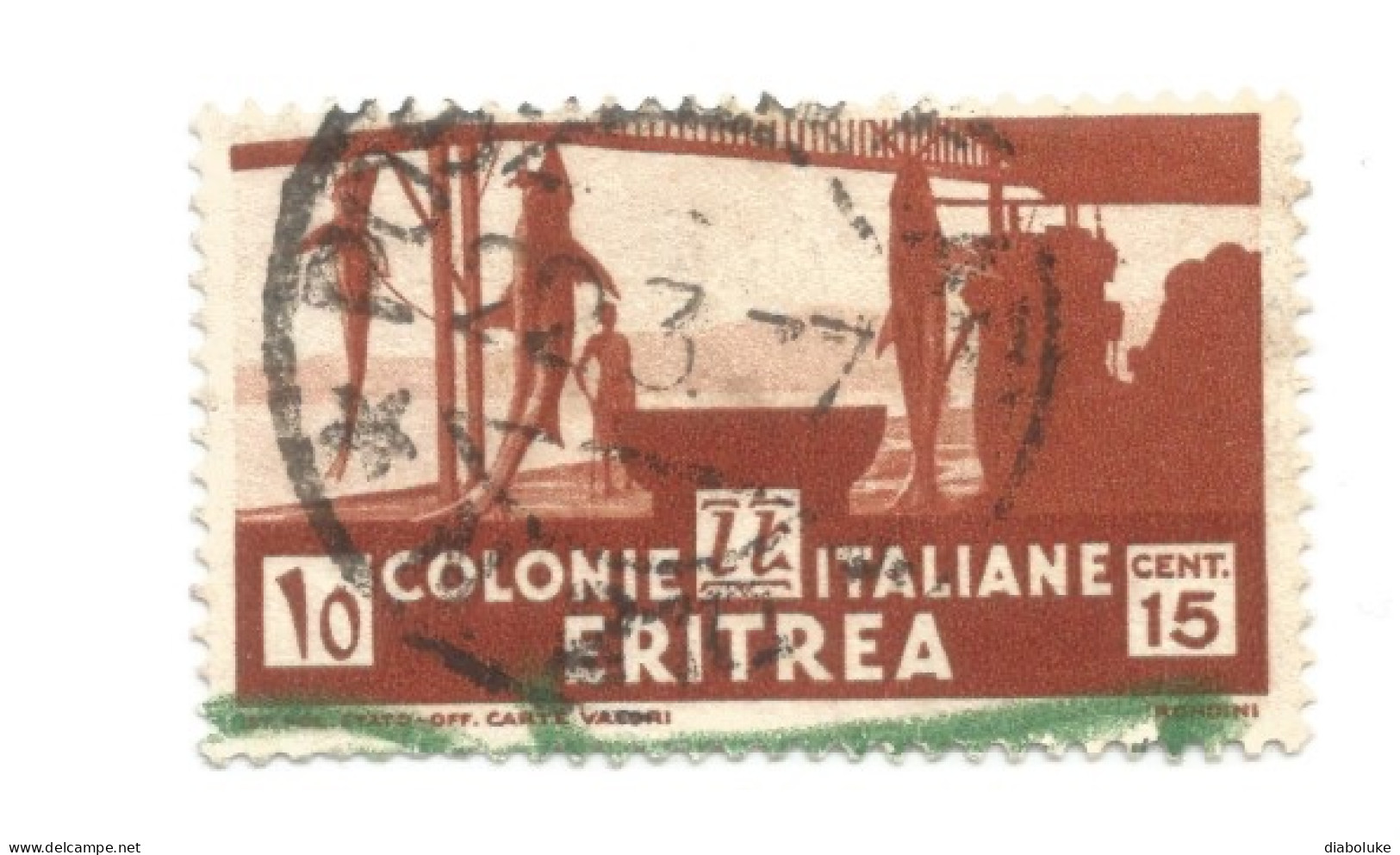 (COLONIE E POSSEDIMENTI) 1933, ERITREA, SOGGETTI AFRICANI - 18 Francobolli Usati - Erythrée