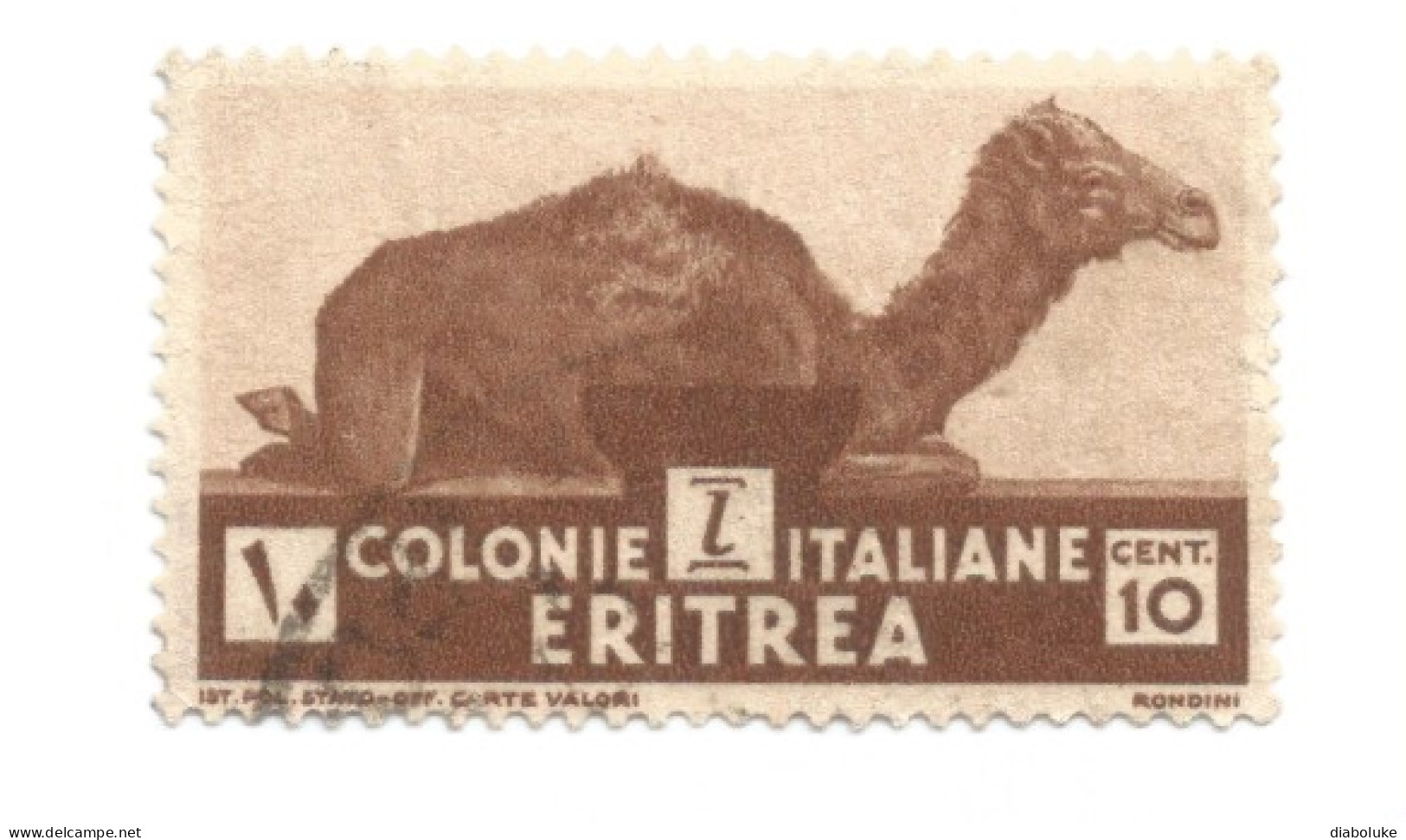 (COLONIE E POSSEDIMENTI) 1933, ERITREA, SOGGETTI AFRICANI - 18 francobolli usati